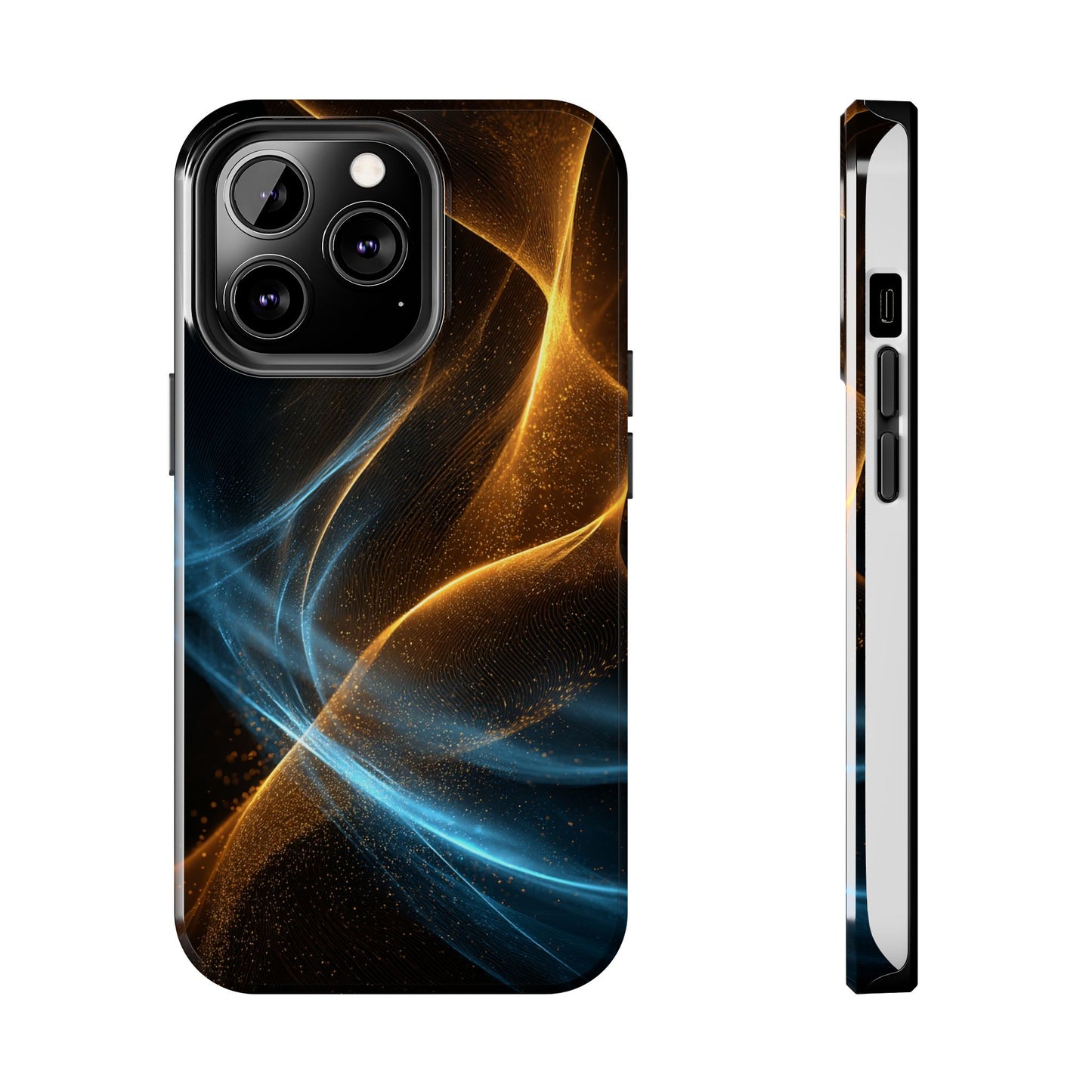 Dynamic Wave Tough Phone Case - Durable and Stylish