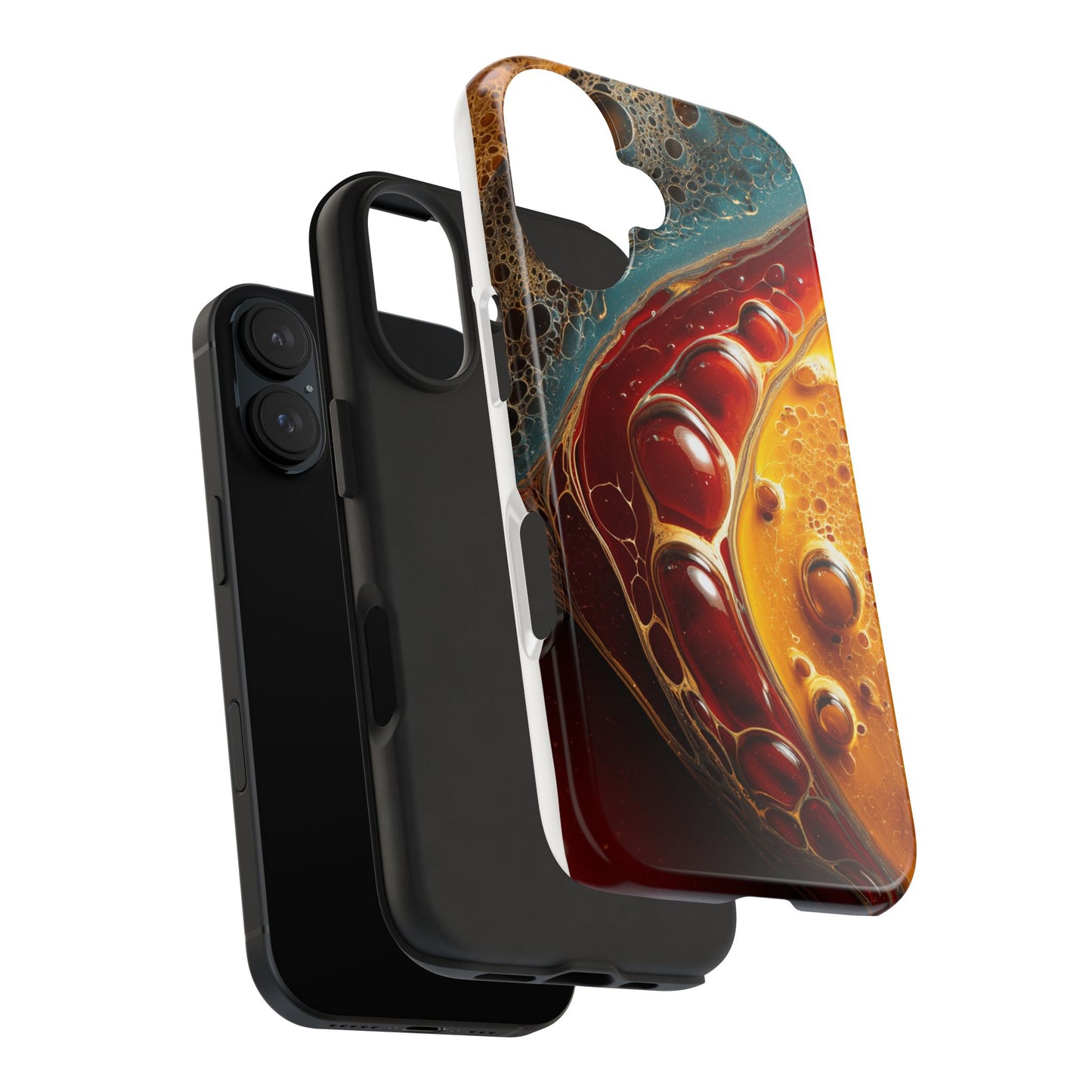 Vibrant Abstract Tough Phone Case - Colorful Protection for Your Device
