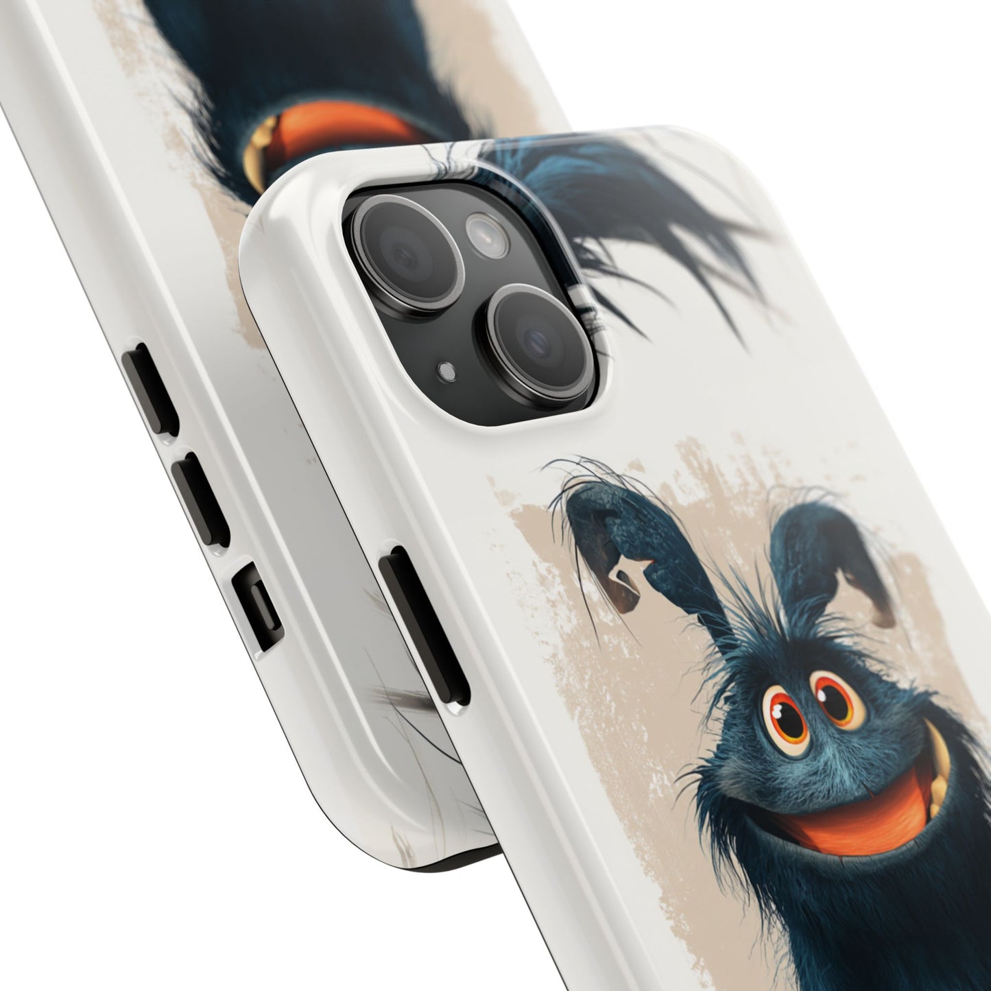 Whimsical Monster Tough Phone Case - Durable Protection for Fun-Loving Individuals