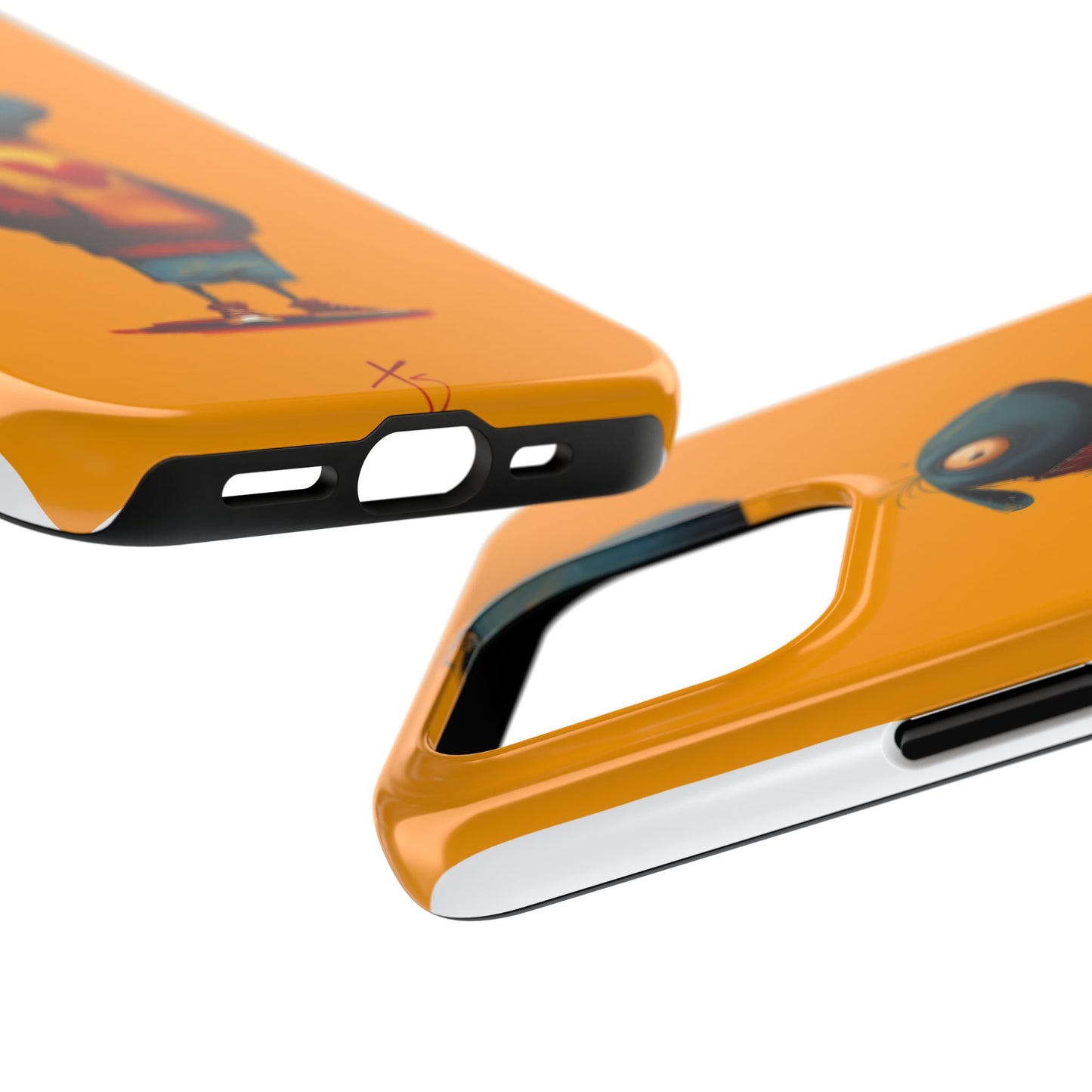 Cute Cartoon Tough Phone Case - Whimsical Sheep Design