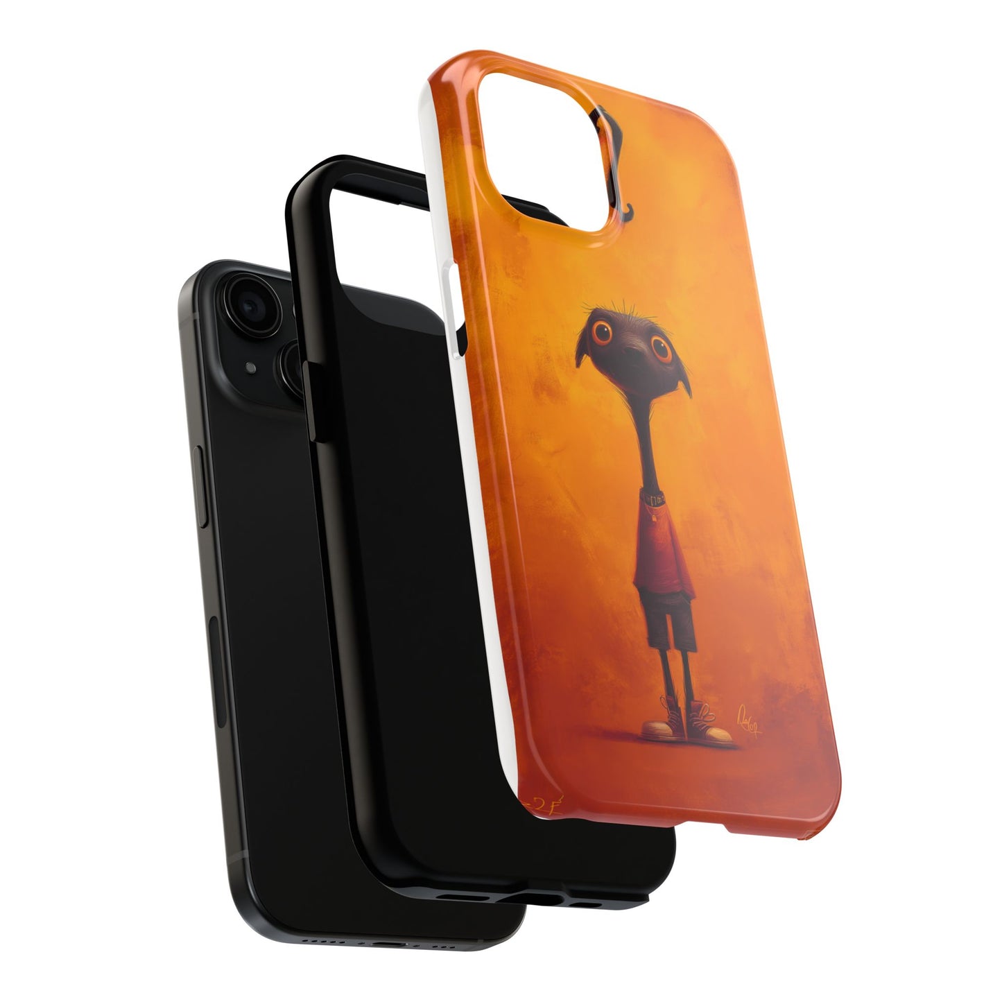 Whimsical Tough Phone Cases - Unique, Durable Design for Creative Minds