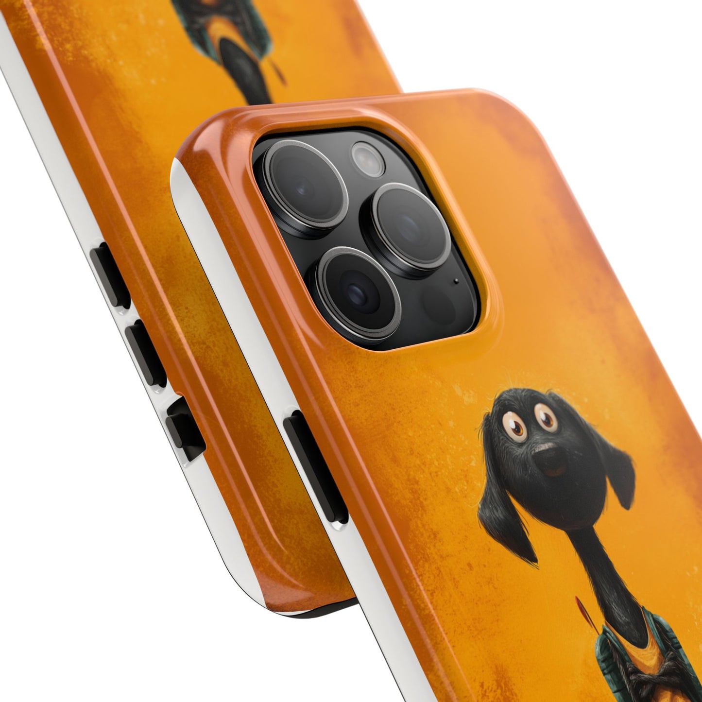 Cute Dog Art Tough Phone Case for Animal Lovers