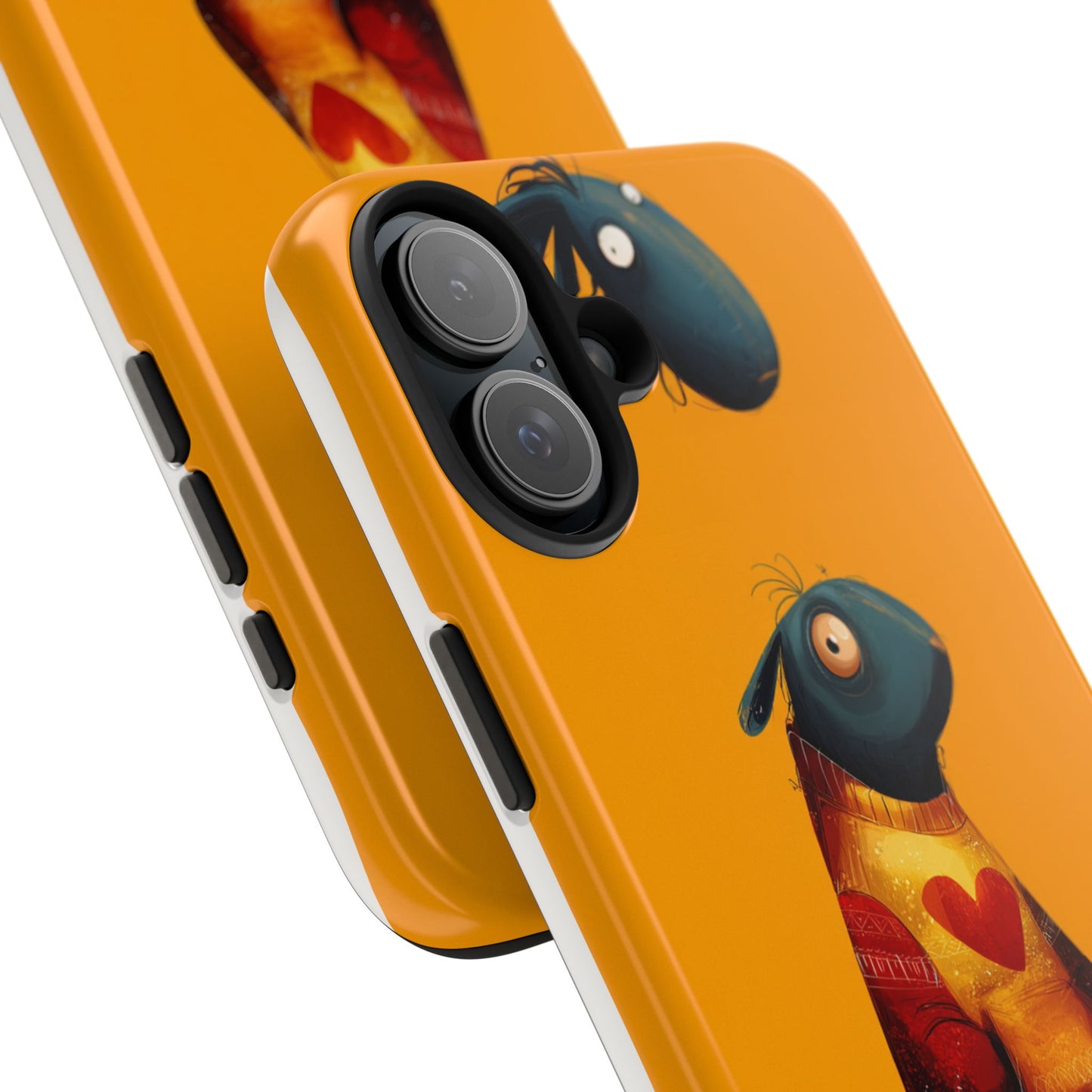 Cute Cartoon Tough Phone Case - Whimsical Sheep Design