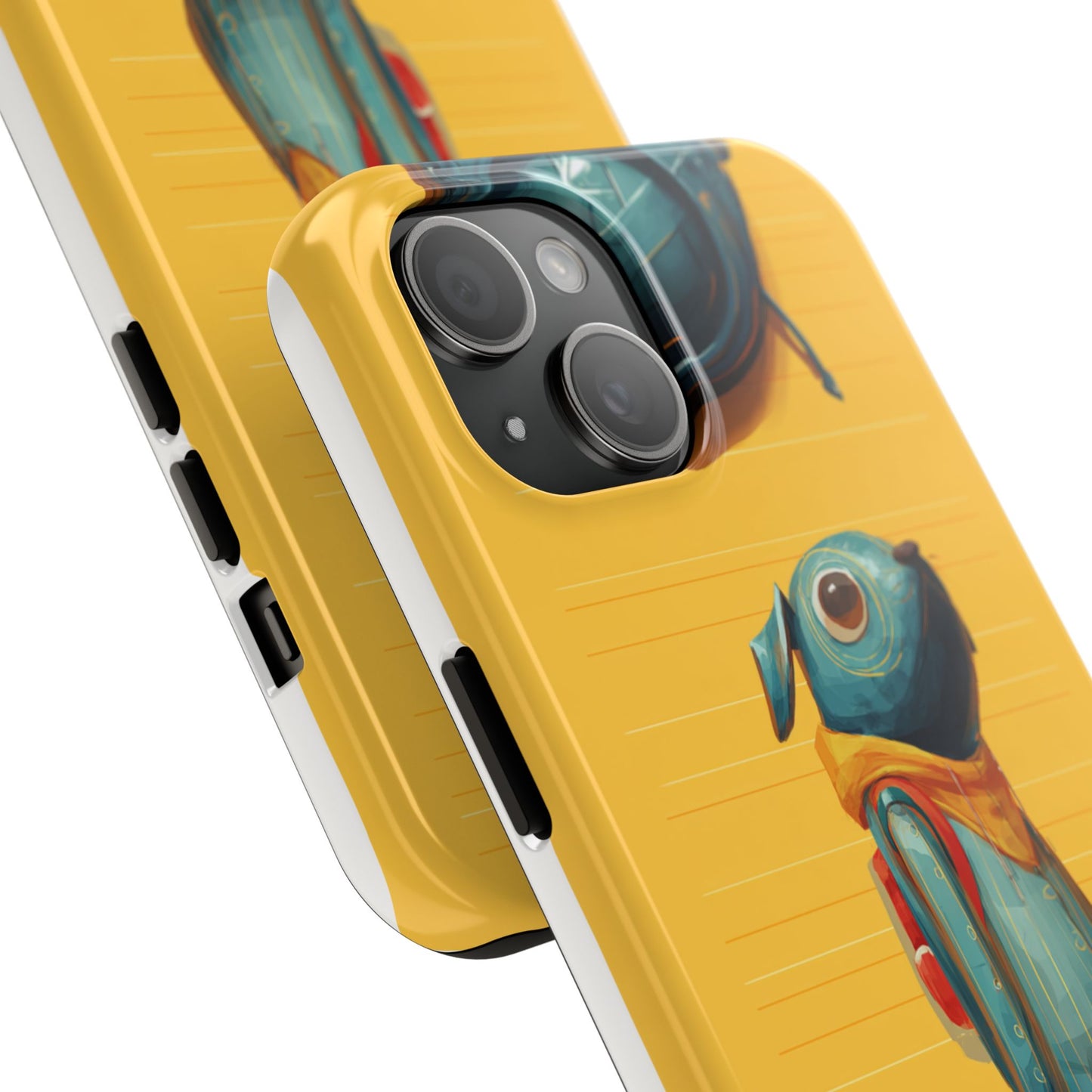 Colorful Animal Art Tough Phone Case - Perfect for Pet Lovers & Kids