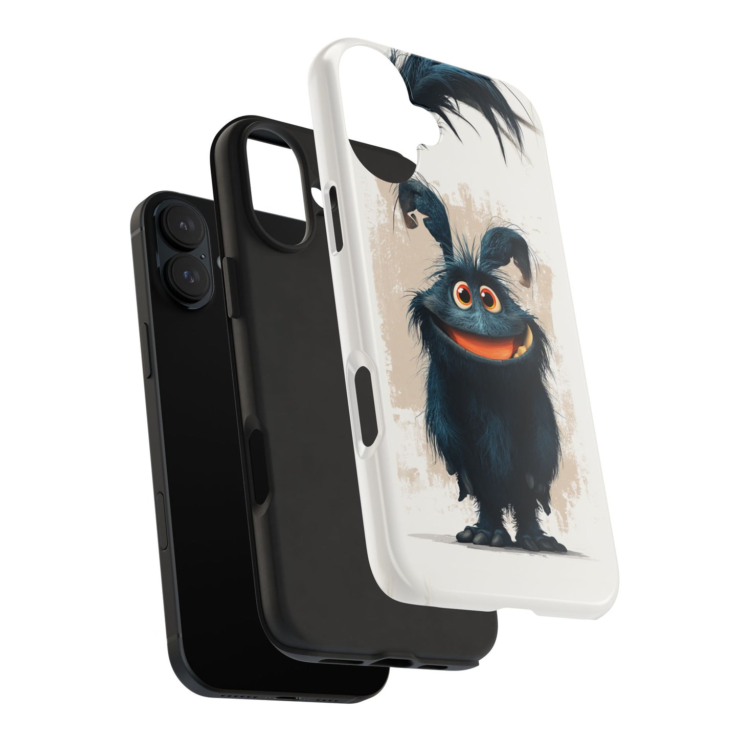Whimsical Monster Tough Phone Case - Durable Protection for Fun-Loving Individuals