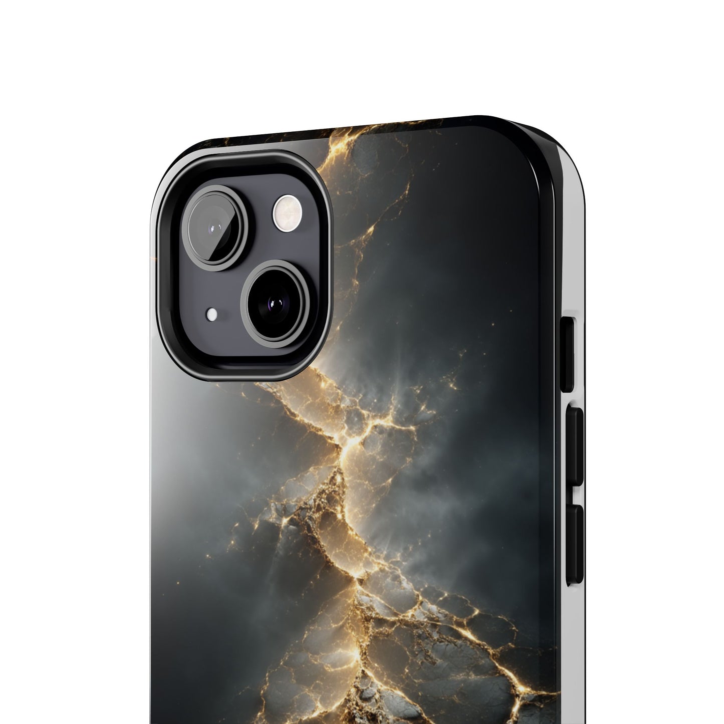 Majestic Marble Phone Case - Tough Protective Cover with Gold Veins