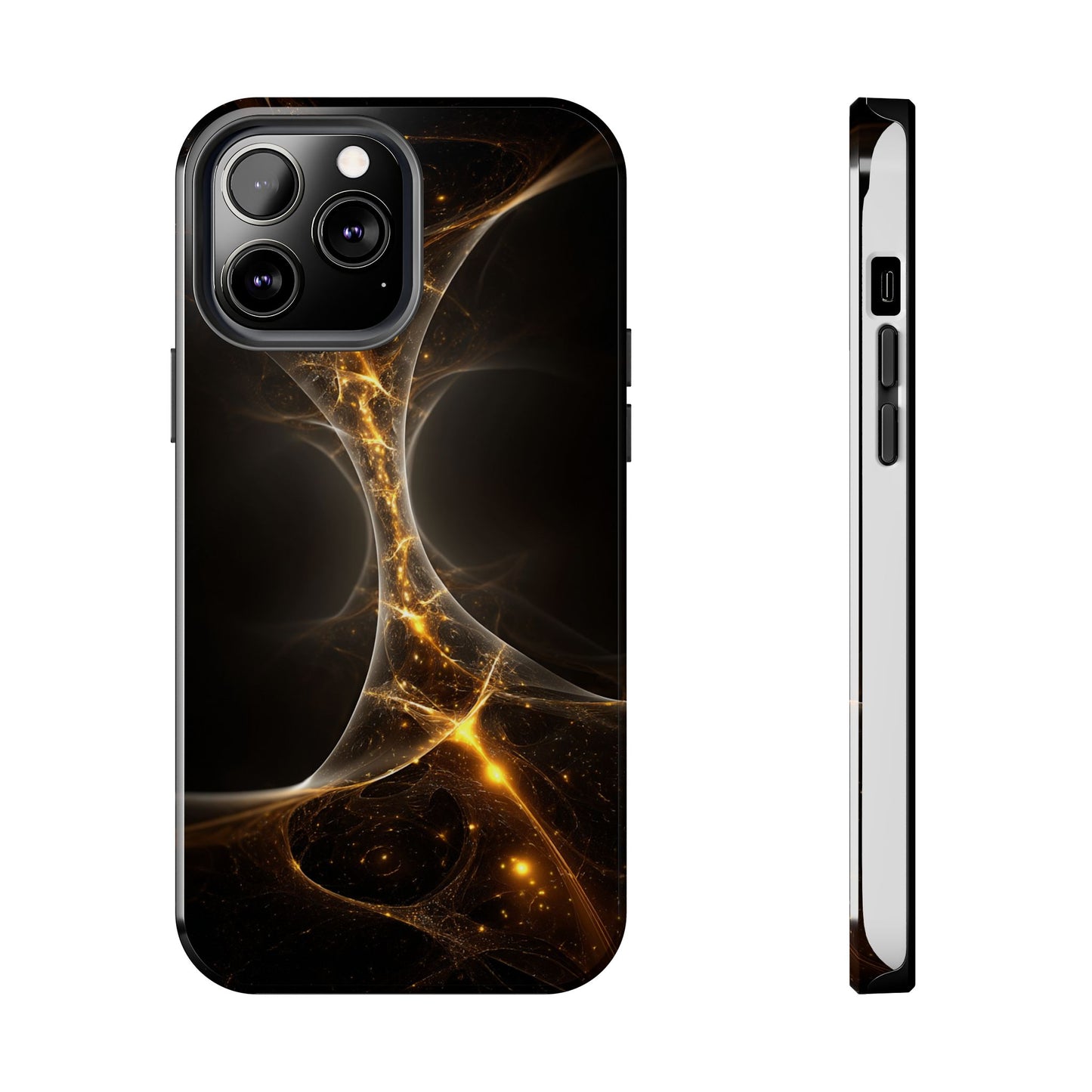 Cosmic Glow Tough Phone Case - Durable Protection with Stellar Design