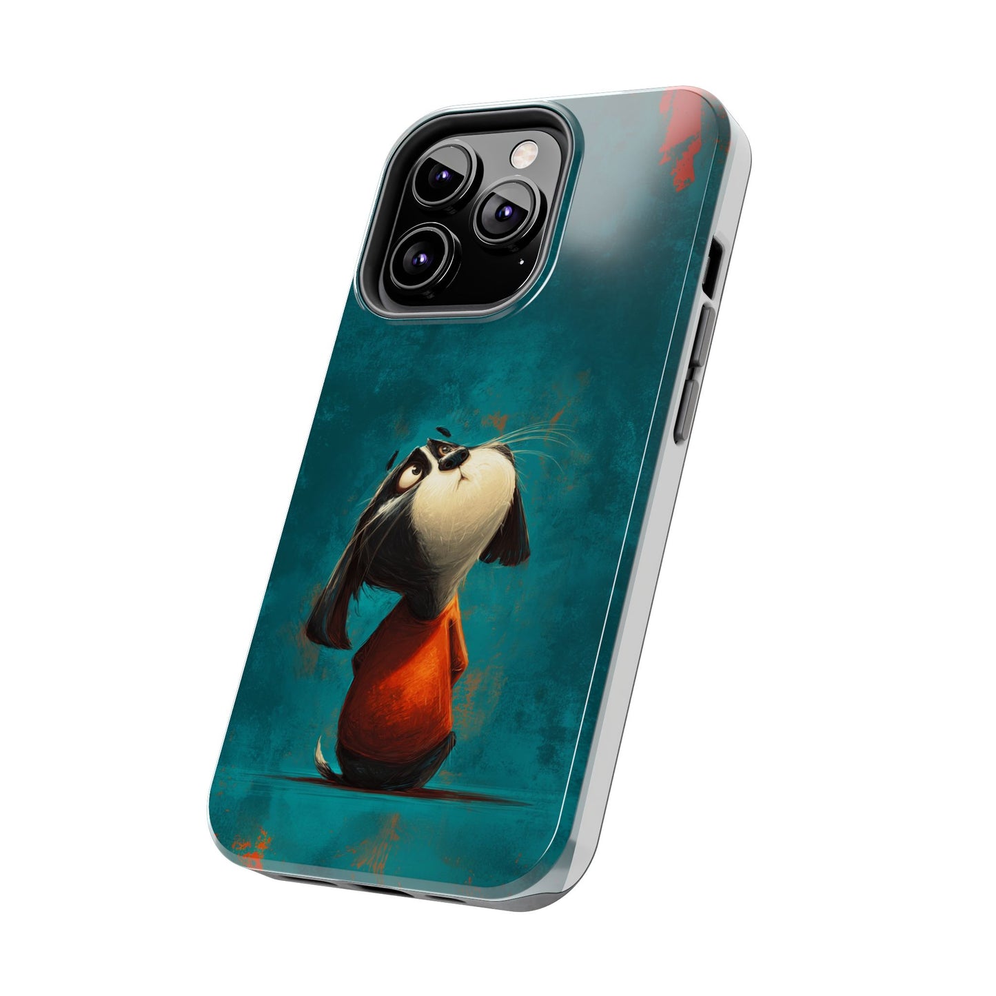 Whimsical Dog Tough Phone Case - Perfect for Pet Lovers!