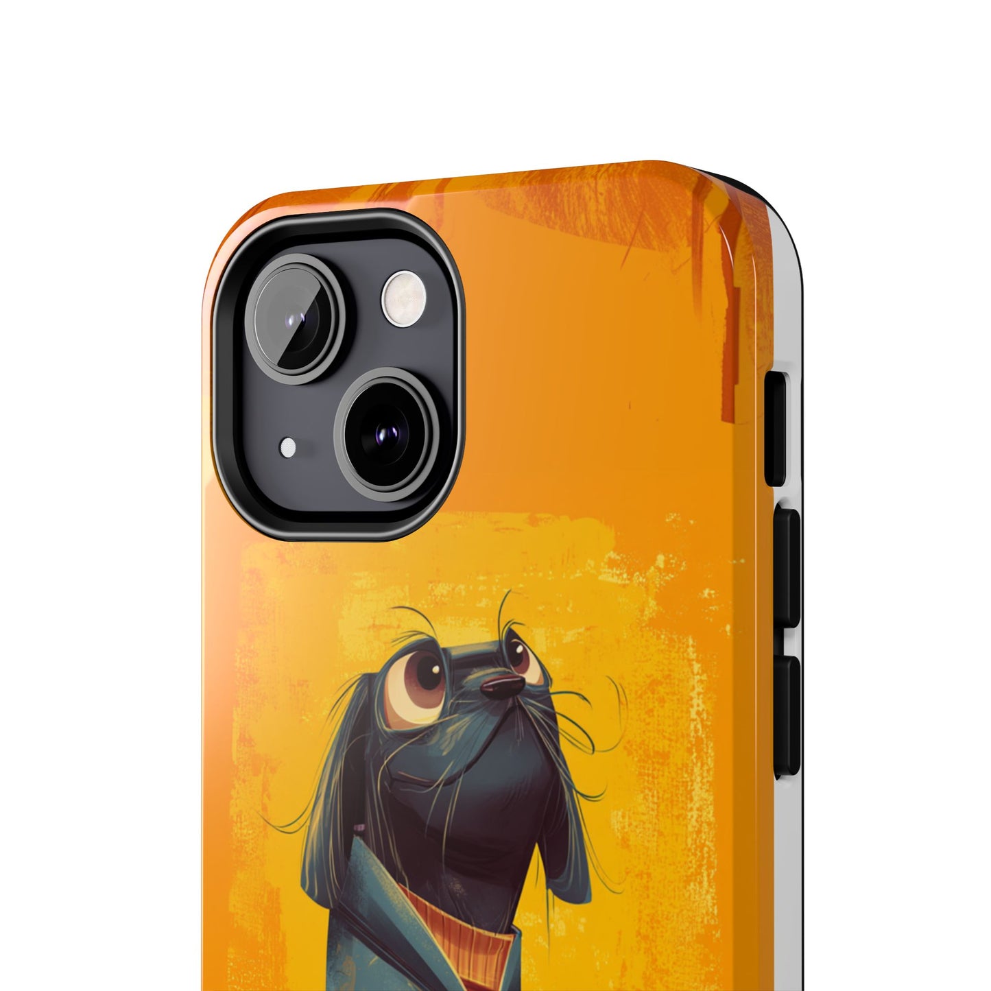Fun Dog Art Tough Phone Case - Durable Pet Lover Gift