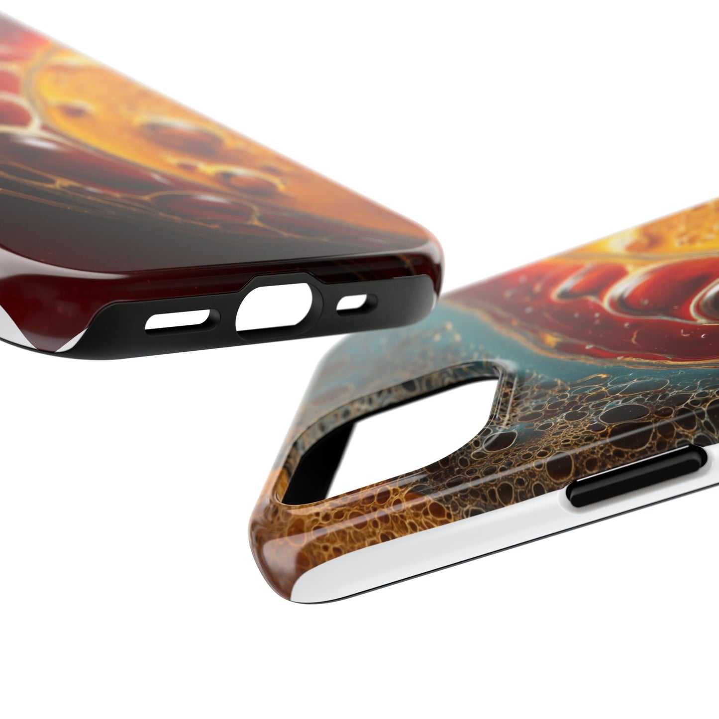 Vibrant Abstract Tough Phone Case - Colorful Protection for Your Device
