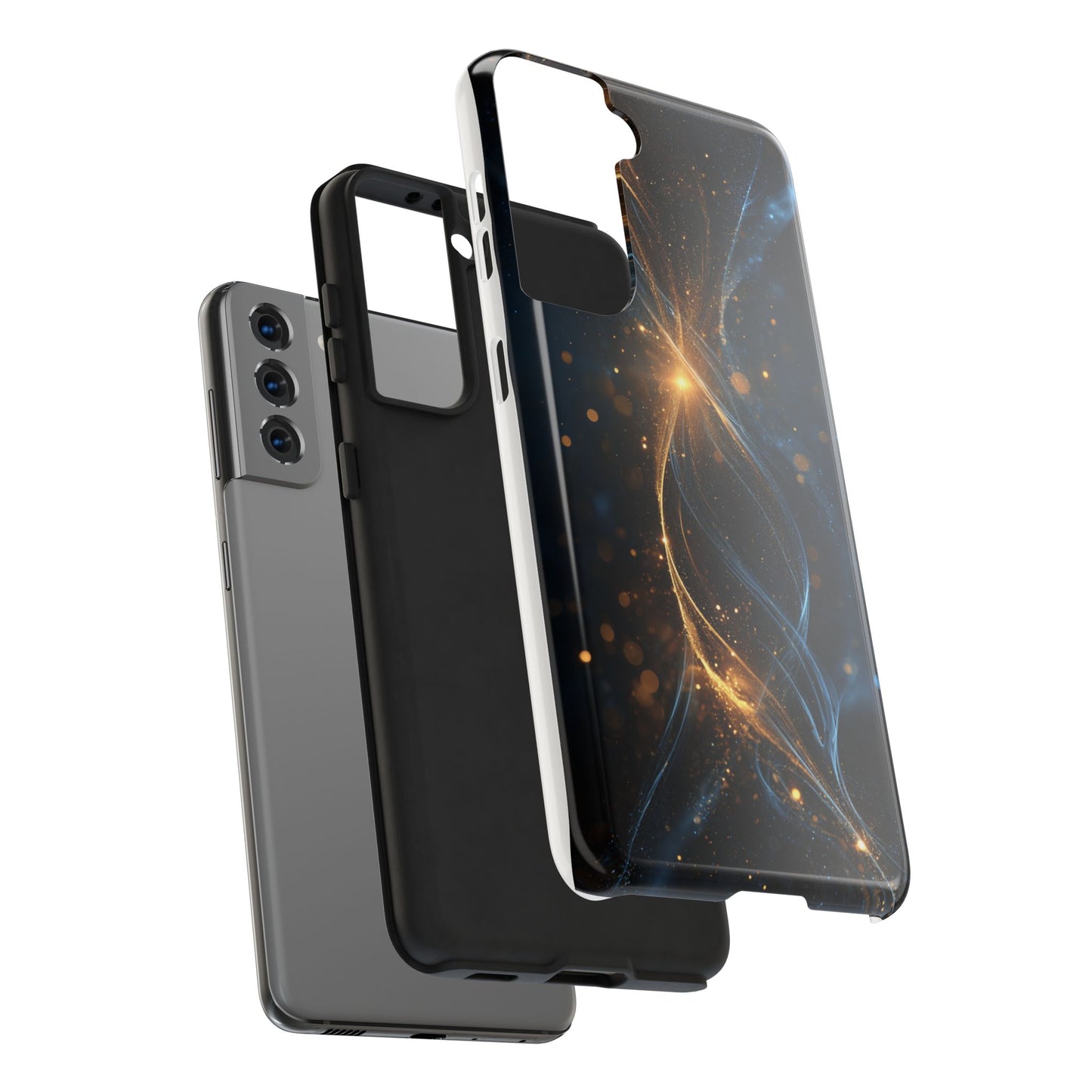 Cosmic Swirl Tough Phone Case - Protective Cover for Stylish Tech Lovers