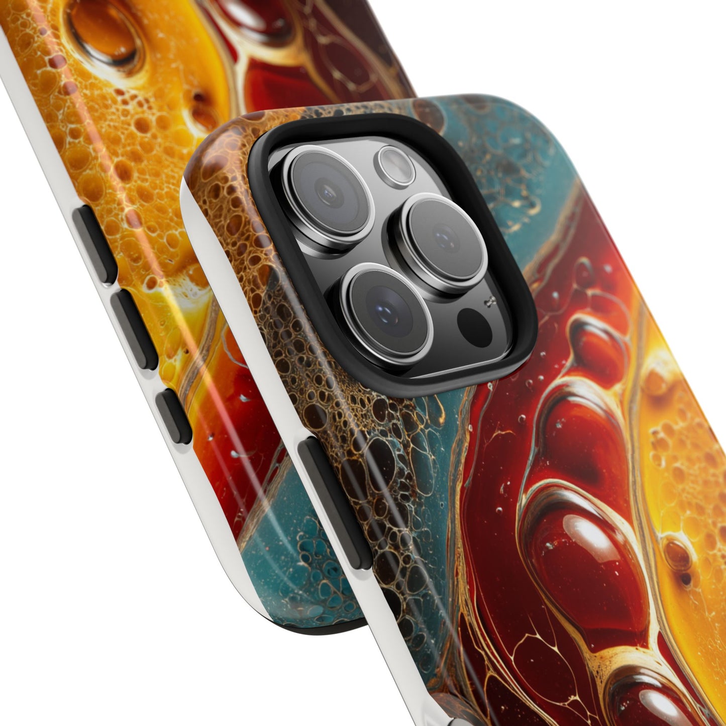 Vibrant Abstract Tough Phone Case - Colorful Protection for Your Device
