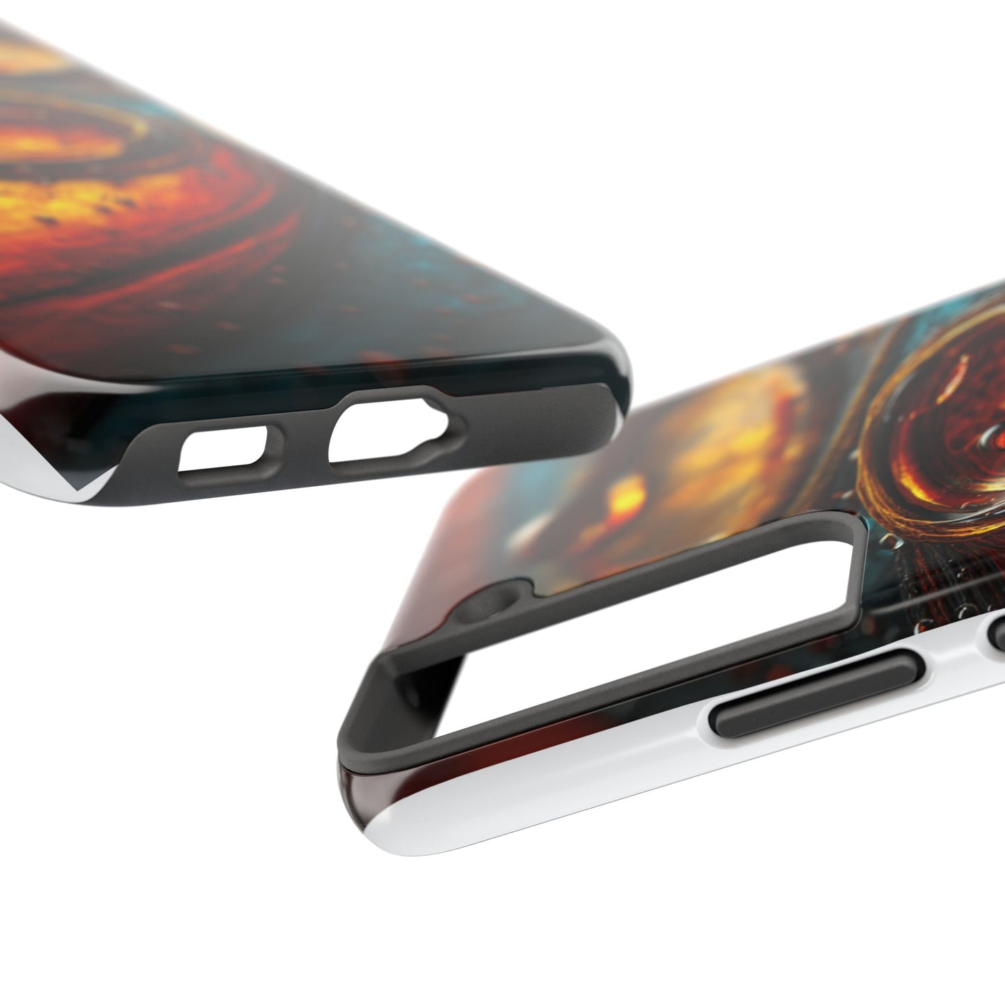 Artistic Tough Phone Case – Abstract Colorful Design for Unique Protection