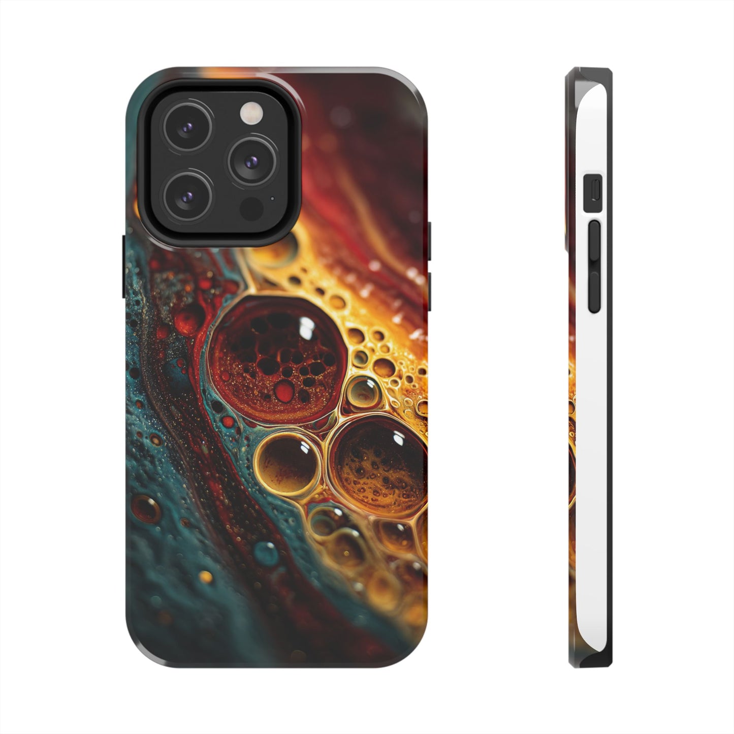 Vibrant Abstract Tough Phone Case - Unique Art for Stylish Protection