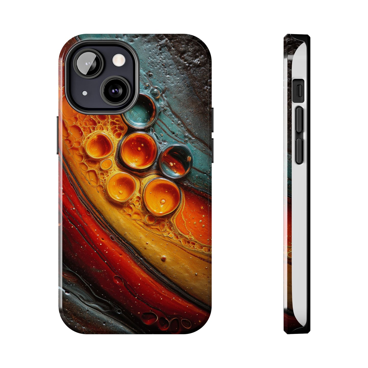 Artistic Tough Phone Case - Unique Abstract Design for Durable Protection