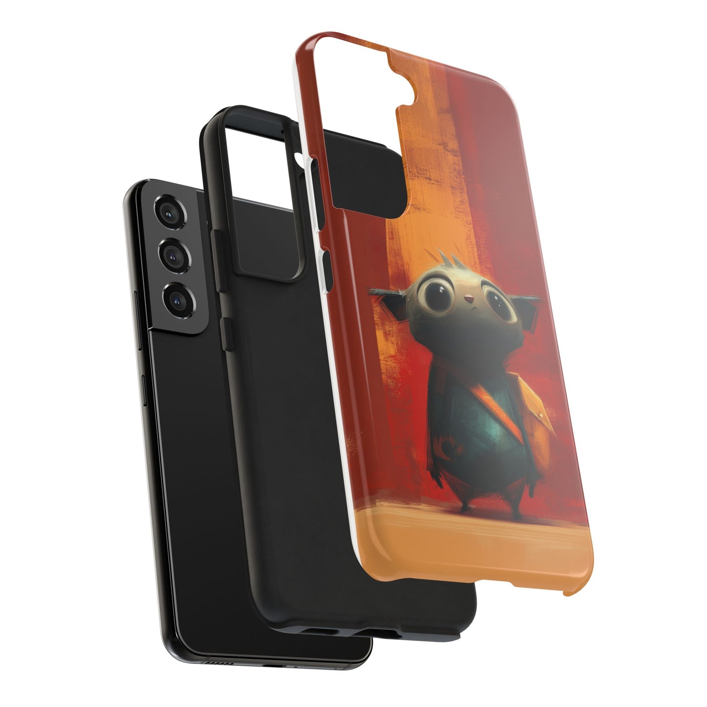 Adventurous Character Tough Phone Case - Durable Protection for Creative Souls