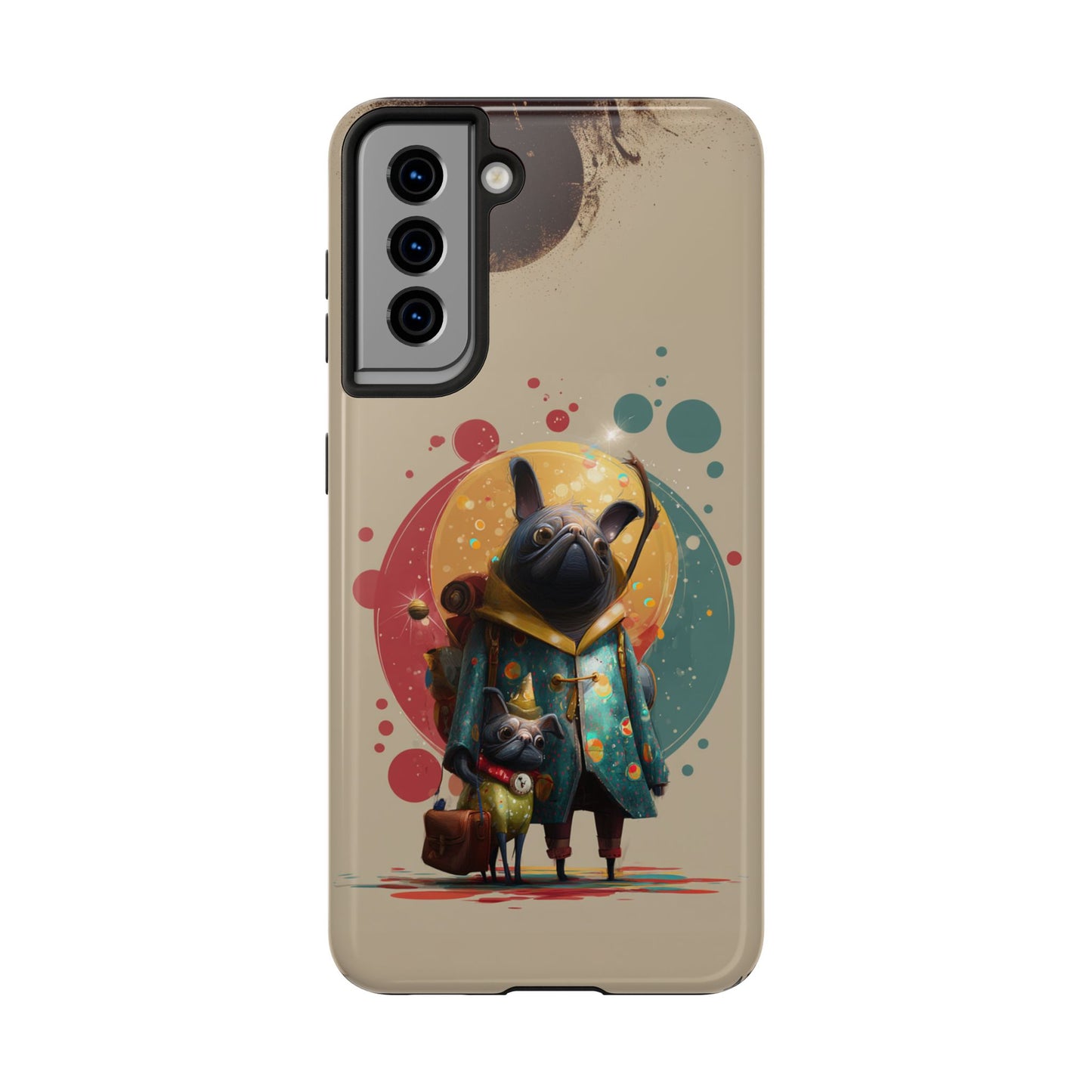 Whimsical Pet-Inspired Tough Phone Case - Perfect for Animal Lovers
