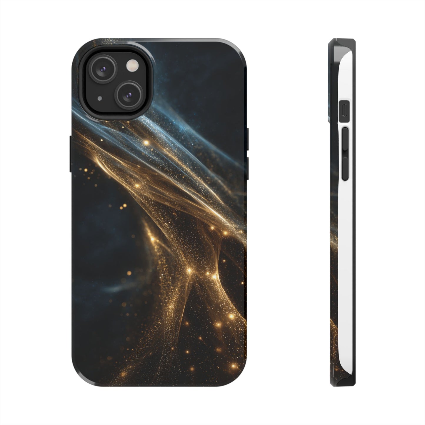 Stunning Gold Swirl Tough Phone Case - Stylish Protection with Elegance