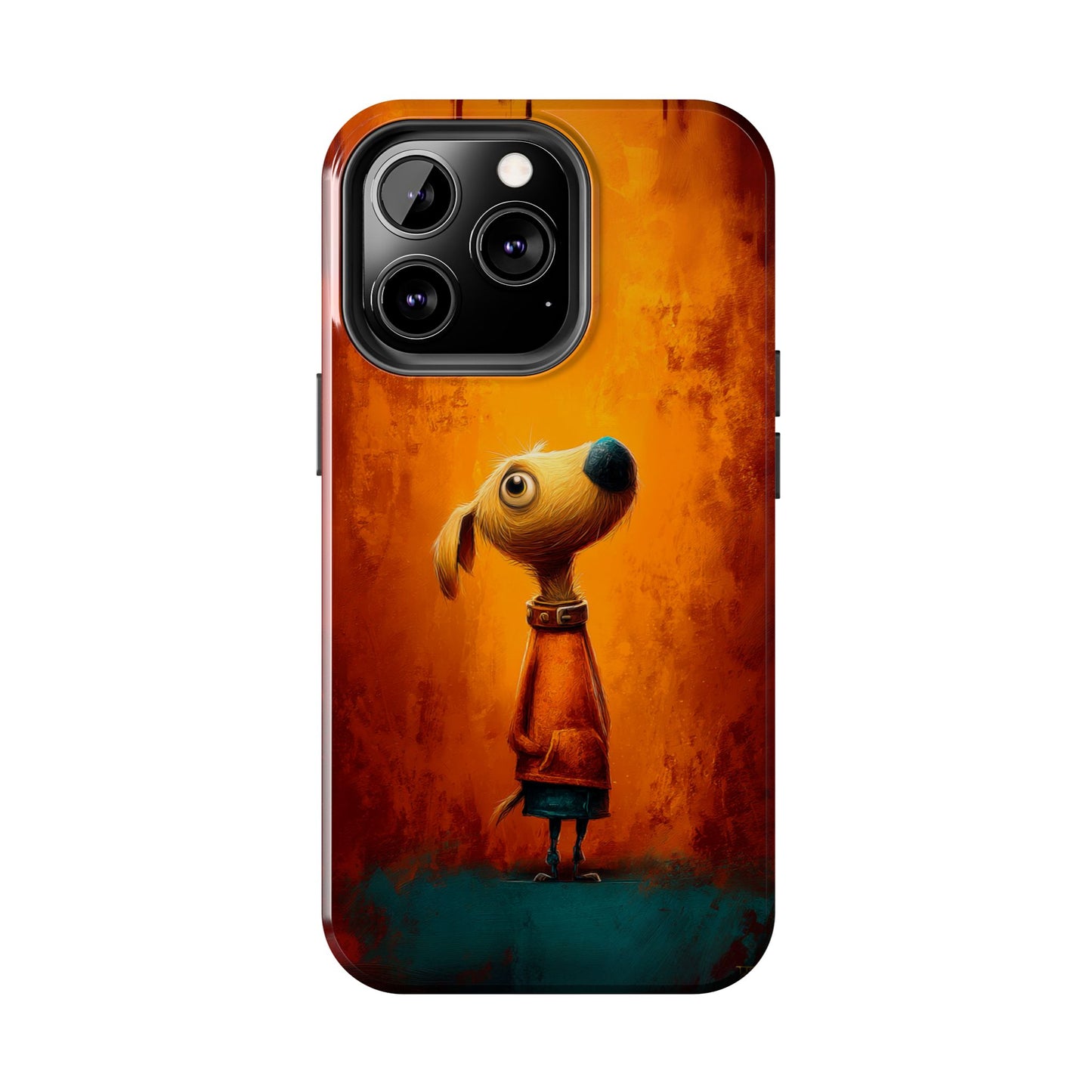 Whimsical Dog Art Tough Phone Case - Durable & Stylish Pet Lover Accessory