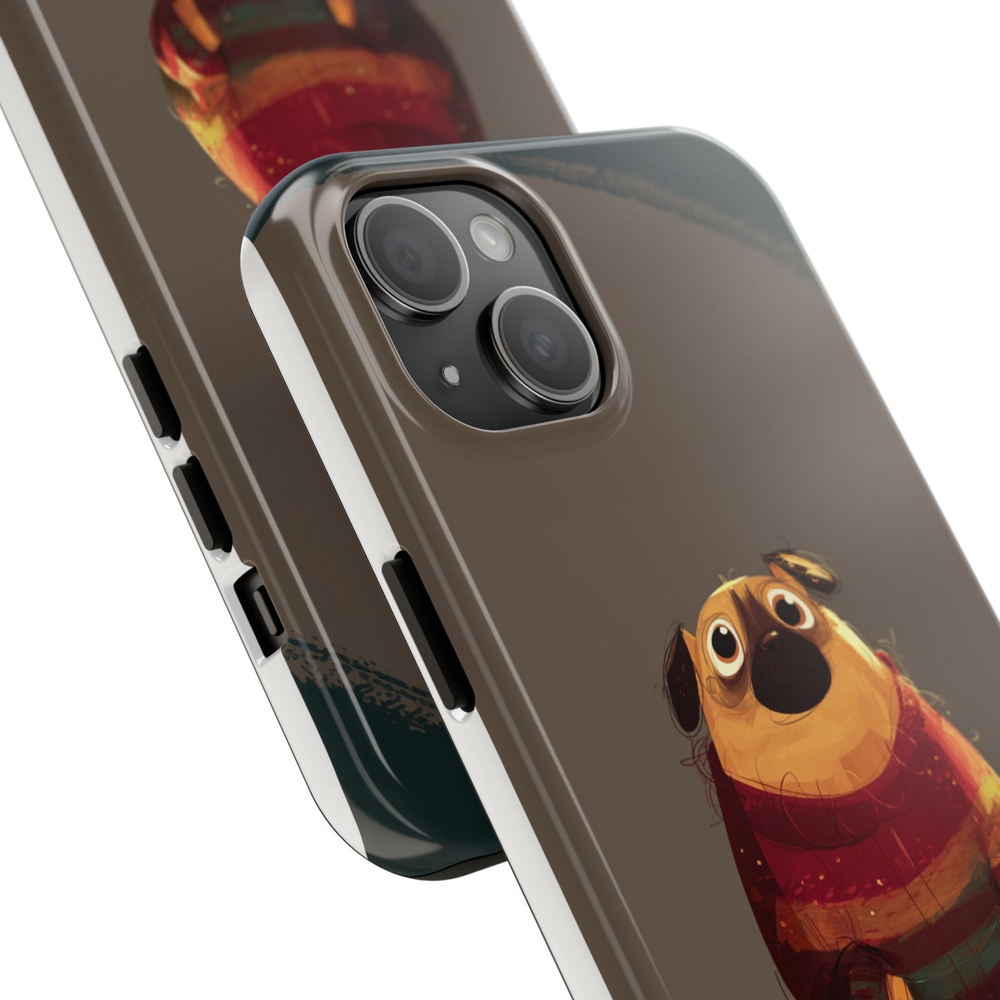 Cute Pug Tough Phone Case - Durable & Stylish Protection for Pet Lovers