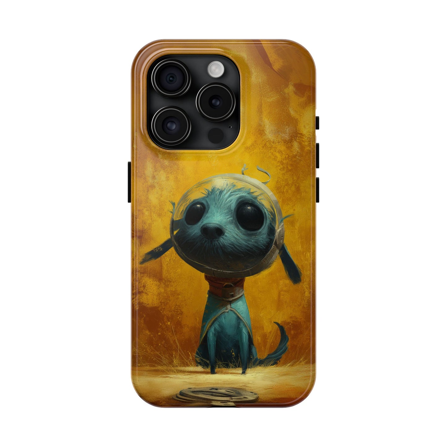Cute Dog Art Tough Phone Case - Stylish & Protective