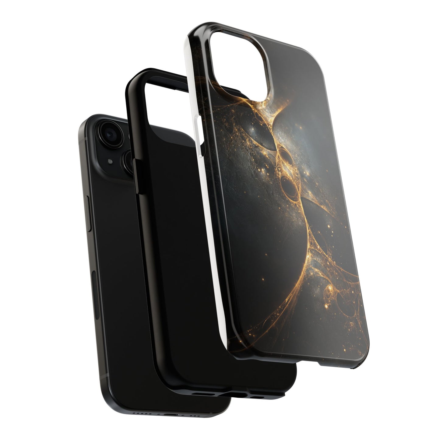 Galactic Elegance Tough Phone Case - Premium Protection for Cosmic Lovers