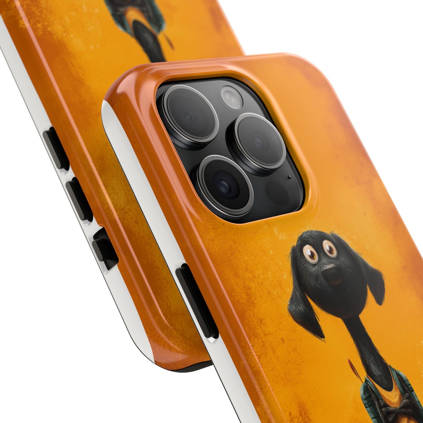Cute Dog Art Tough Phone Case for Animal Lovers