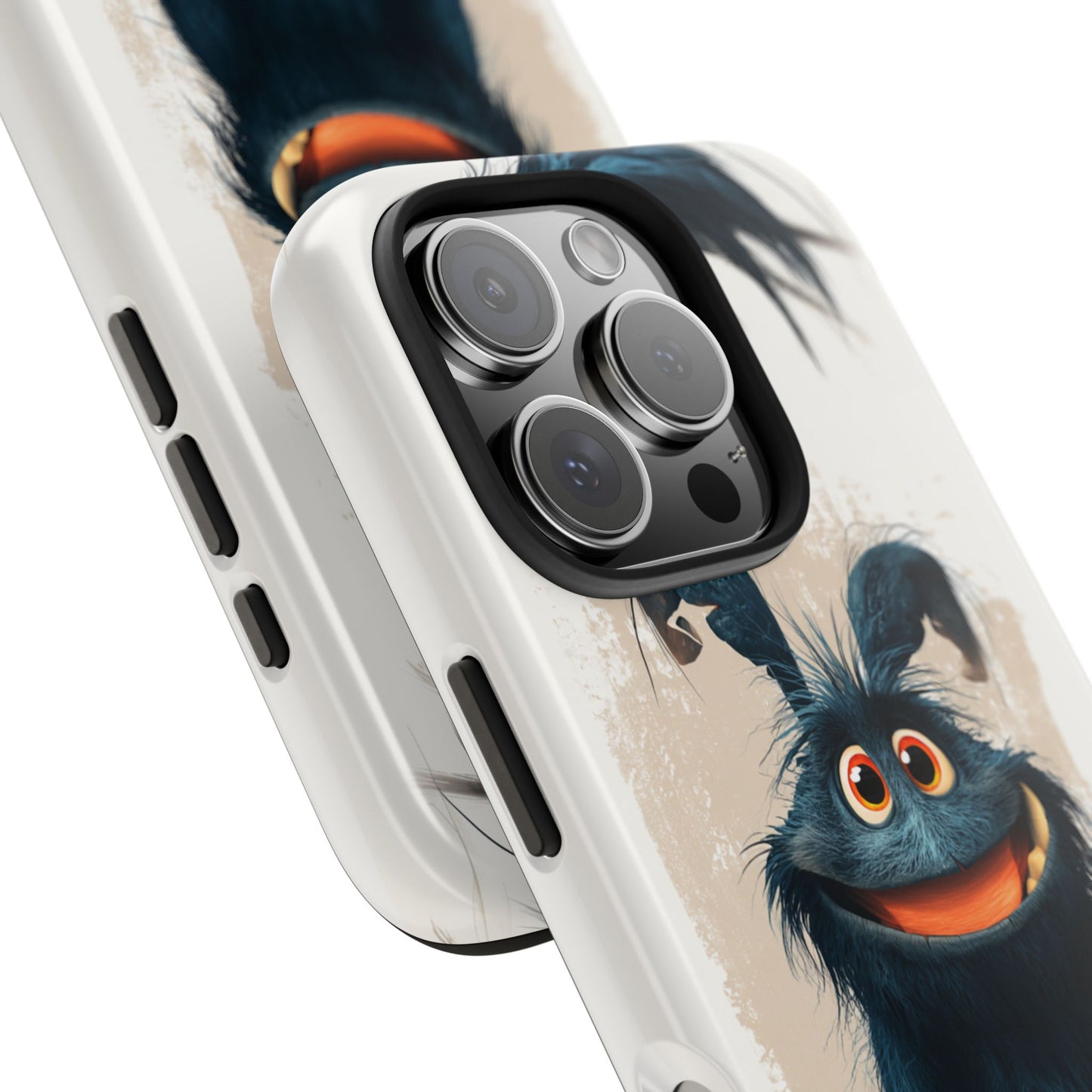 Whimsical Monster Tough Phone Case - Durable Protection for Fun-Loving Individuals