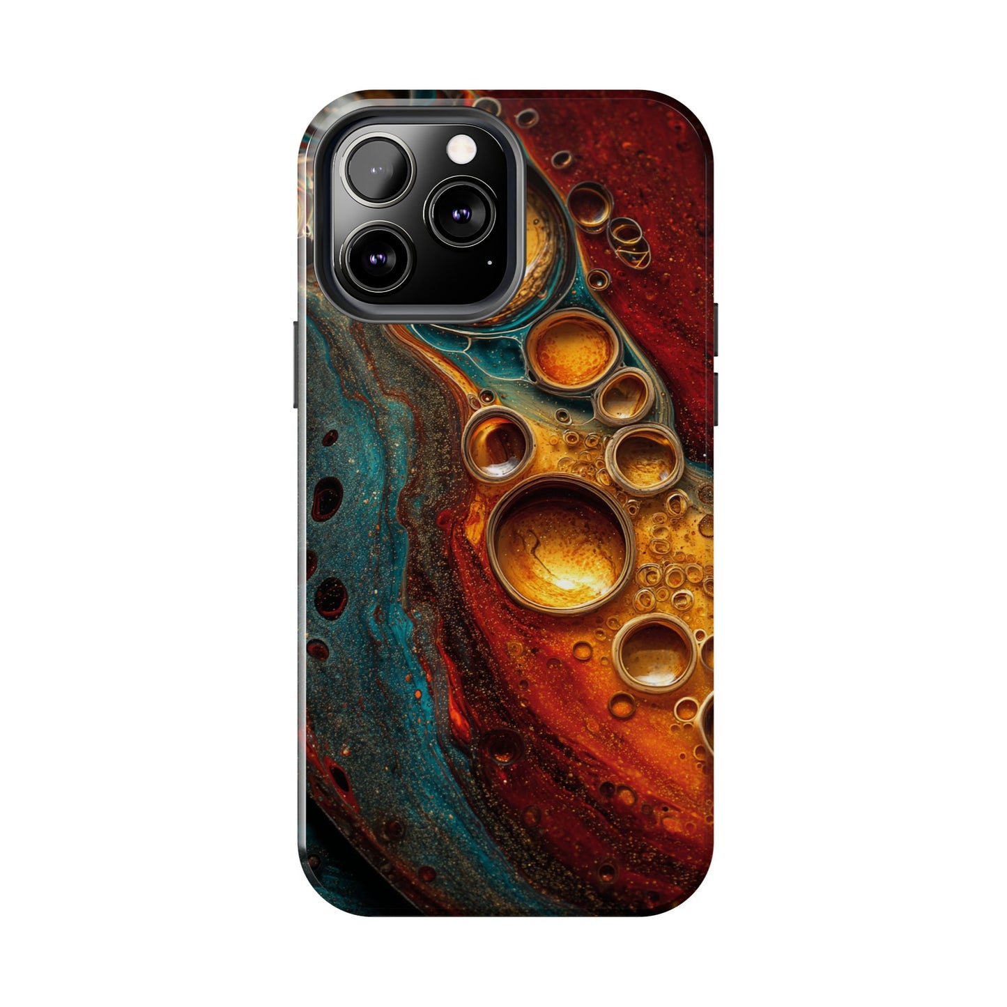 Abstract Art Tough Phone Case - Unique Colorful Design