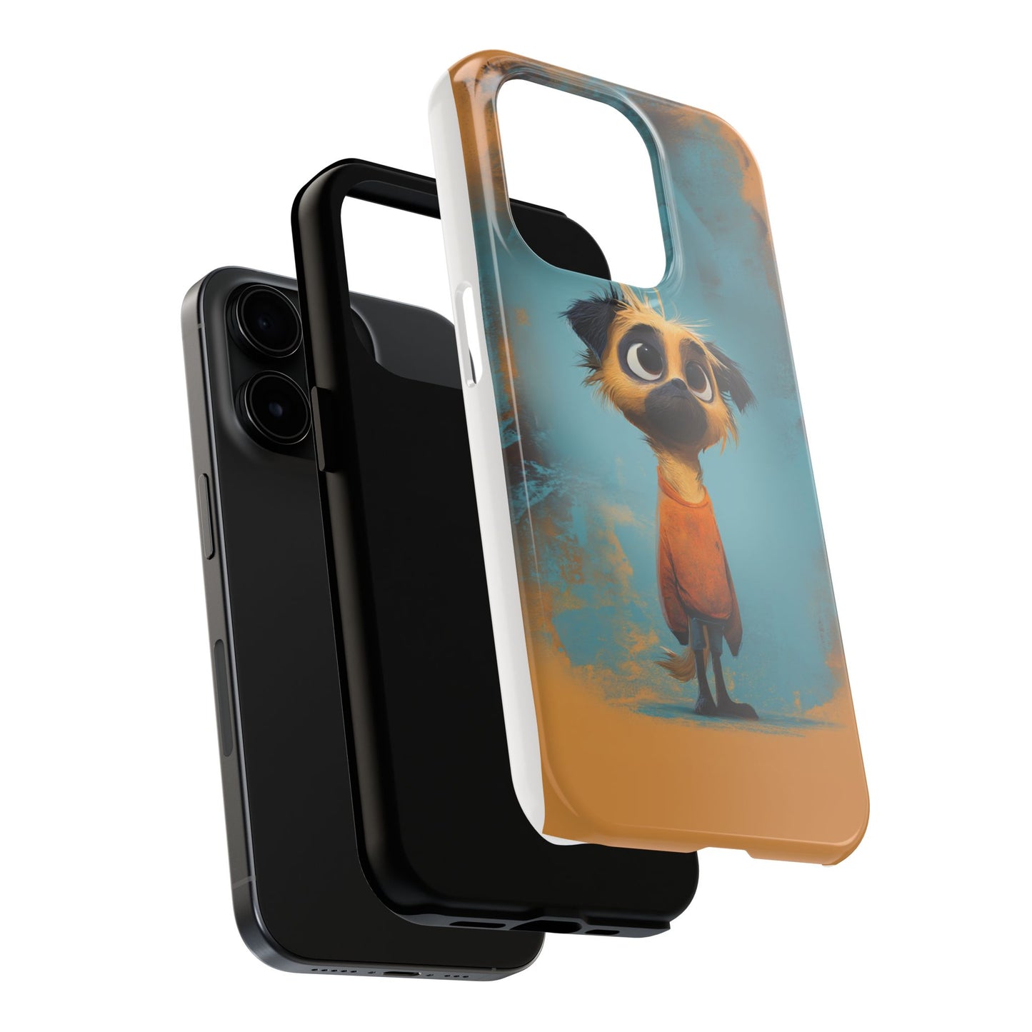 Cute Cartoon Dog Tough Phone Case for Pet Lovers