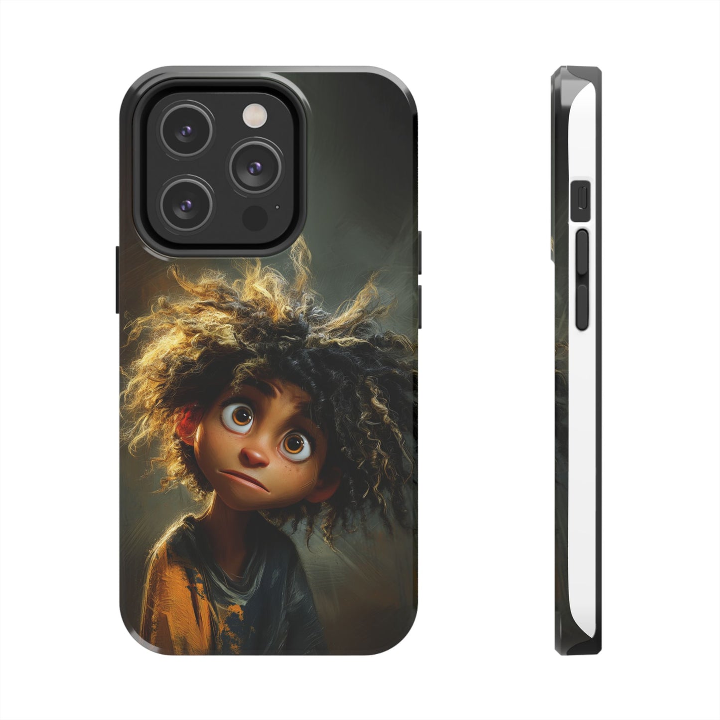 Whimsical Character Tough Phone Case for Kids