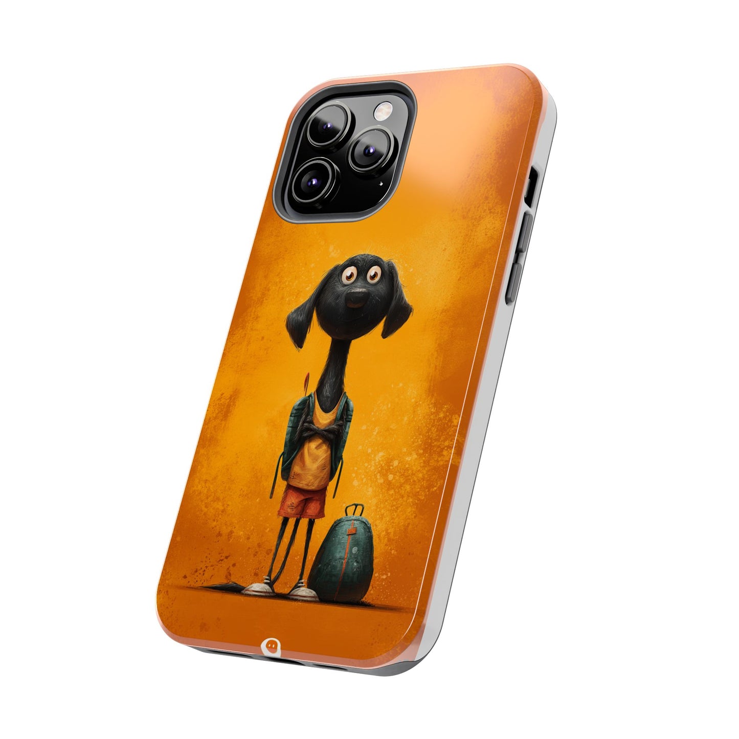 Cute Dog Art Tough Phone Case for Animal Lovers