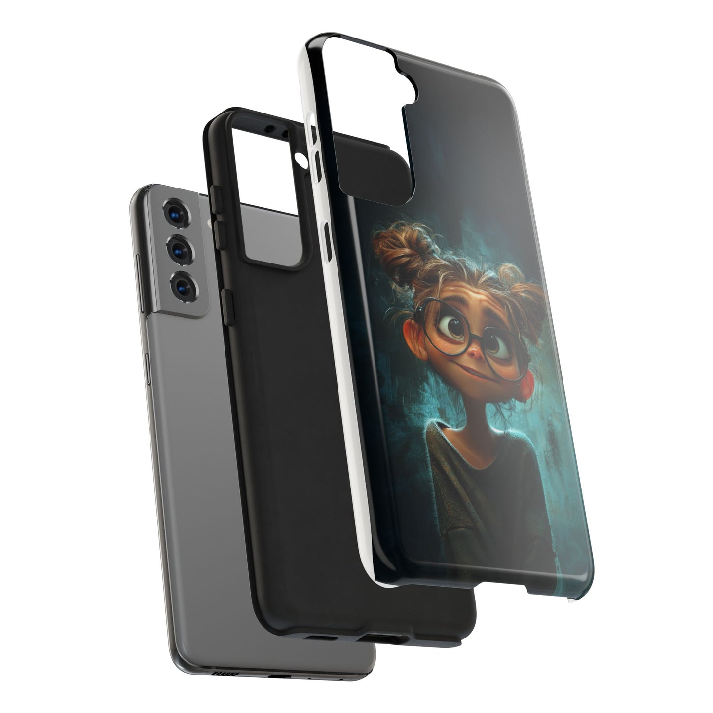 Cute Character Tough Phone Case - Perfect Gift for Kids and Teens