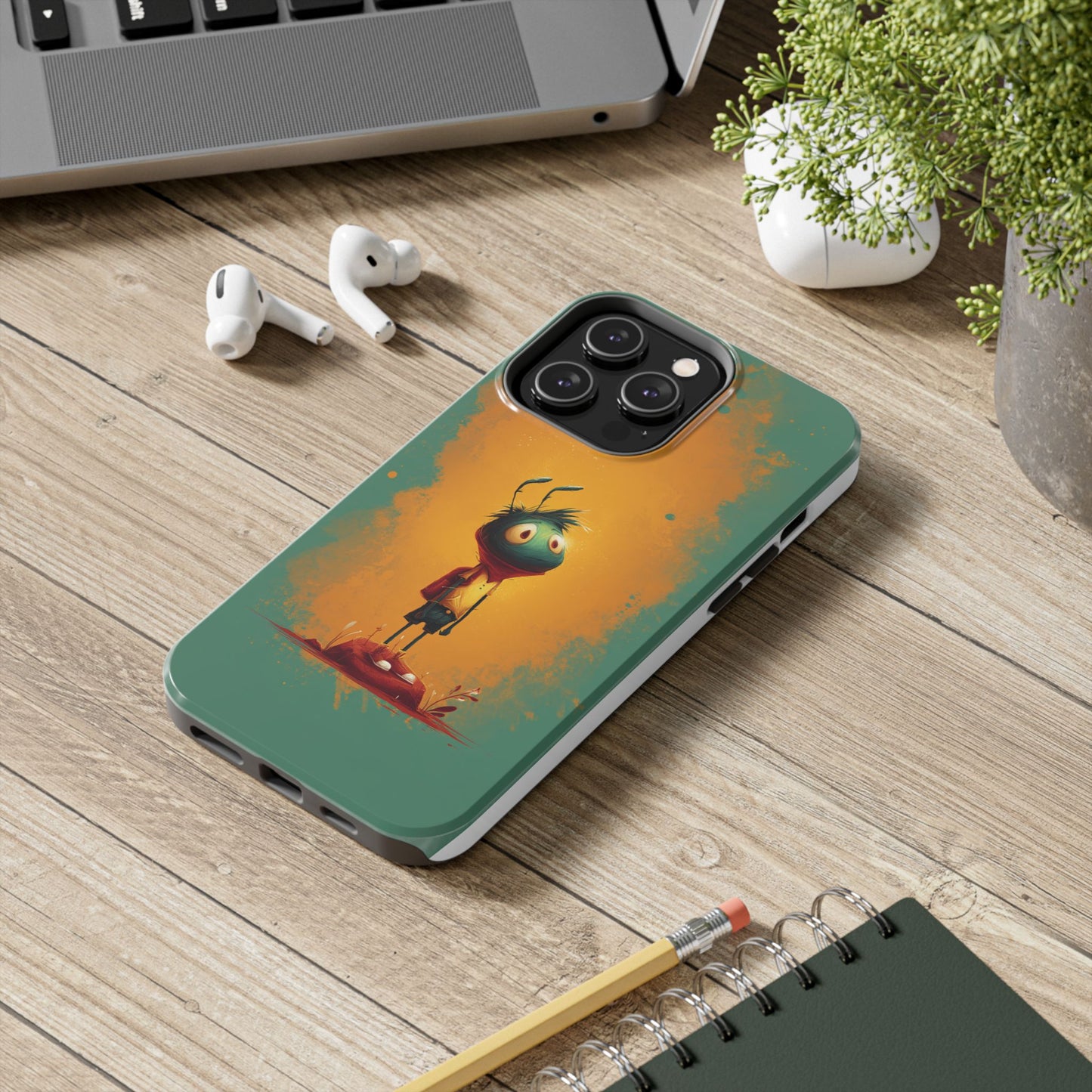 Whimsical Tough Phone Cases for Kids – Vibrant Character Design
