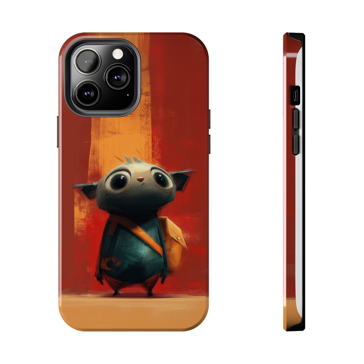 Adventurous Character Tough Phone Case - Durable Protection for Creative Souls