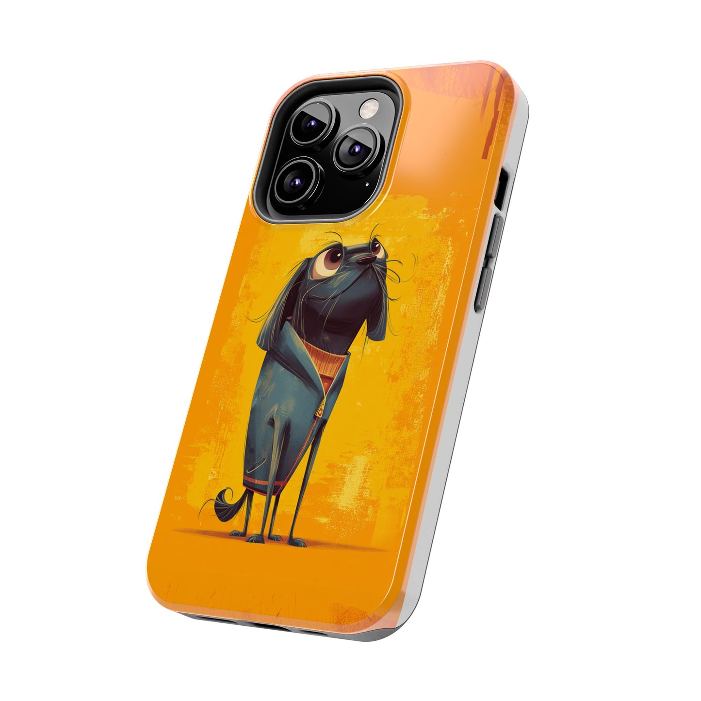 Fun Dog Art Tough Phone Case - Durable Pet Lover Gift
