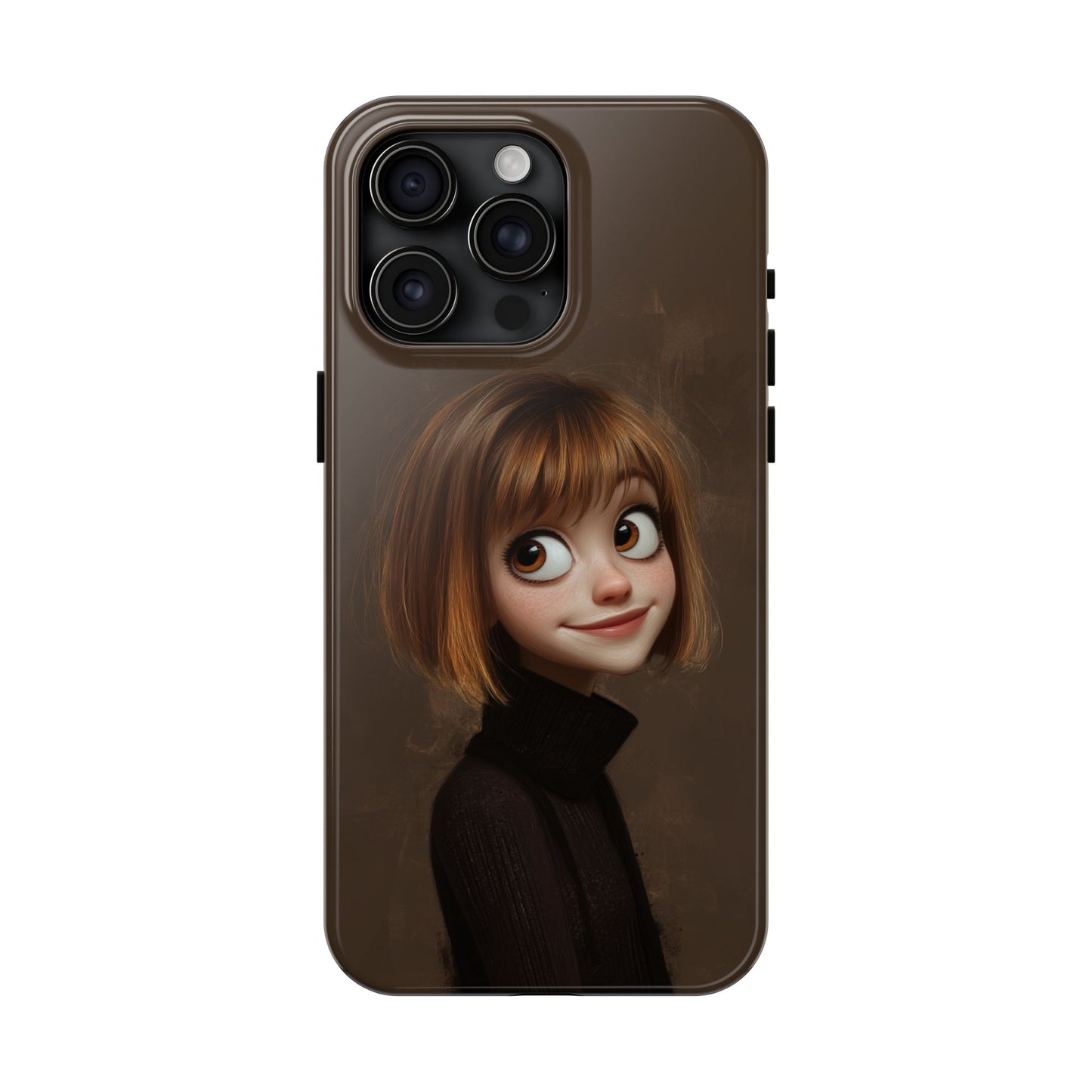 Cute Cartoon Character Tough Phone Case - Durable & Stylish Protection