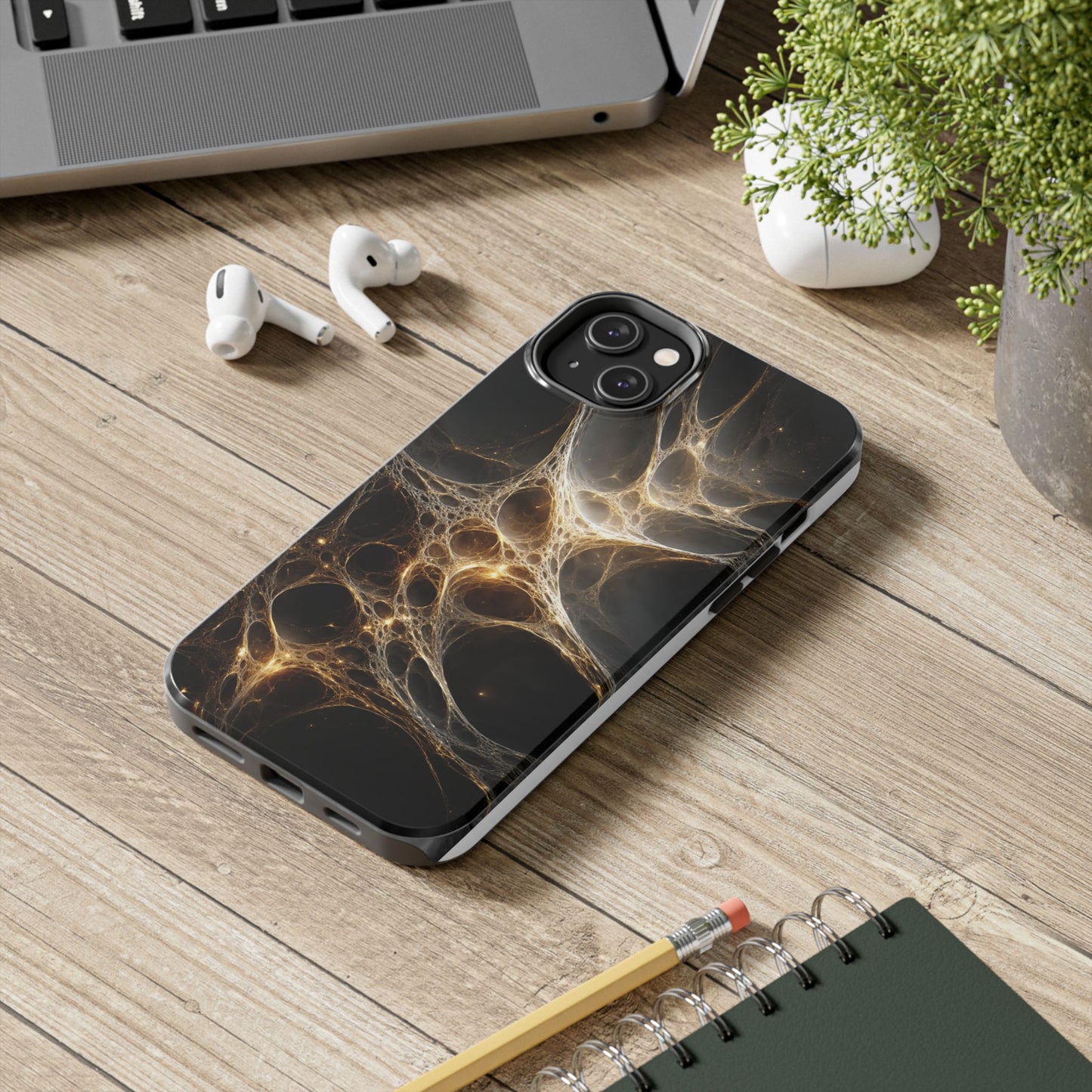 Abstract Cosmic Tough Phone Case - Stylish & Durable Cell Phone Protection