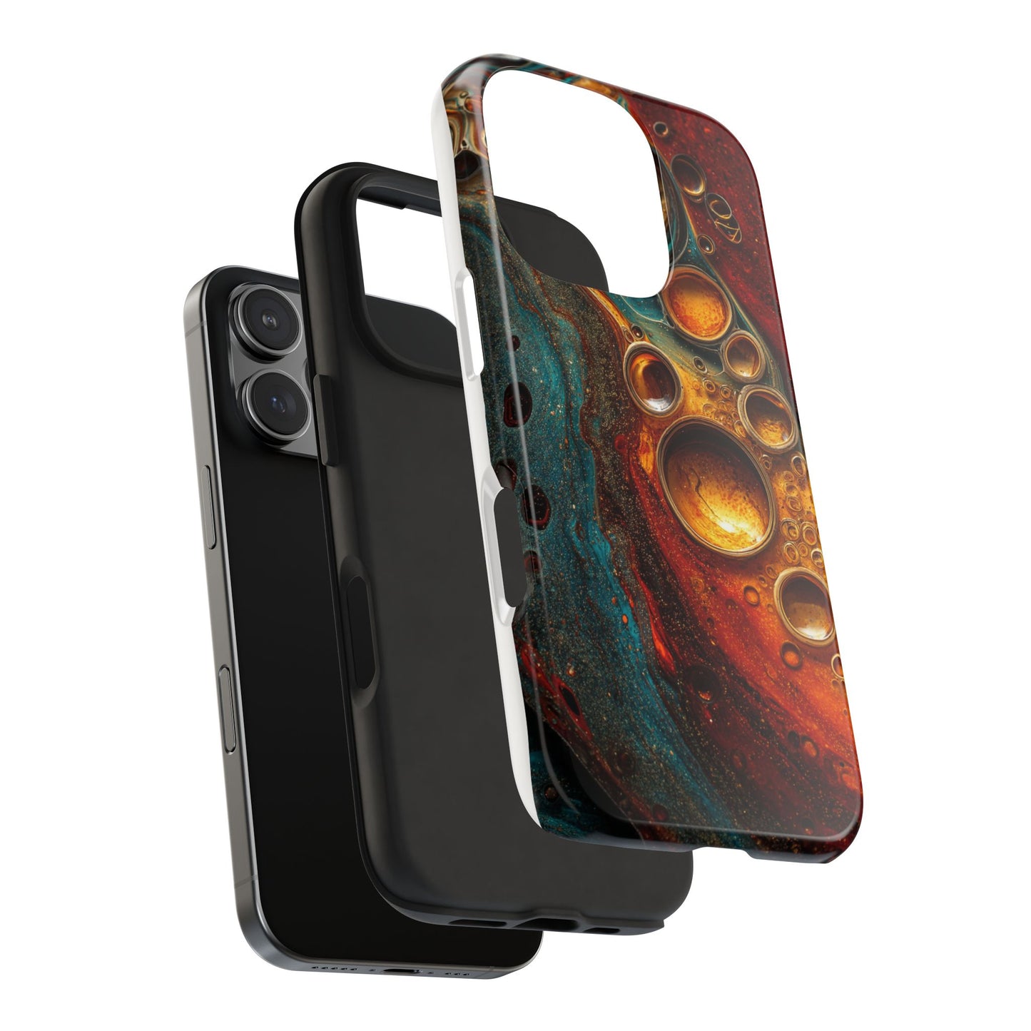 Abstract Art Tough Phone Case - Unique Colorful Design