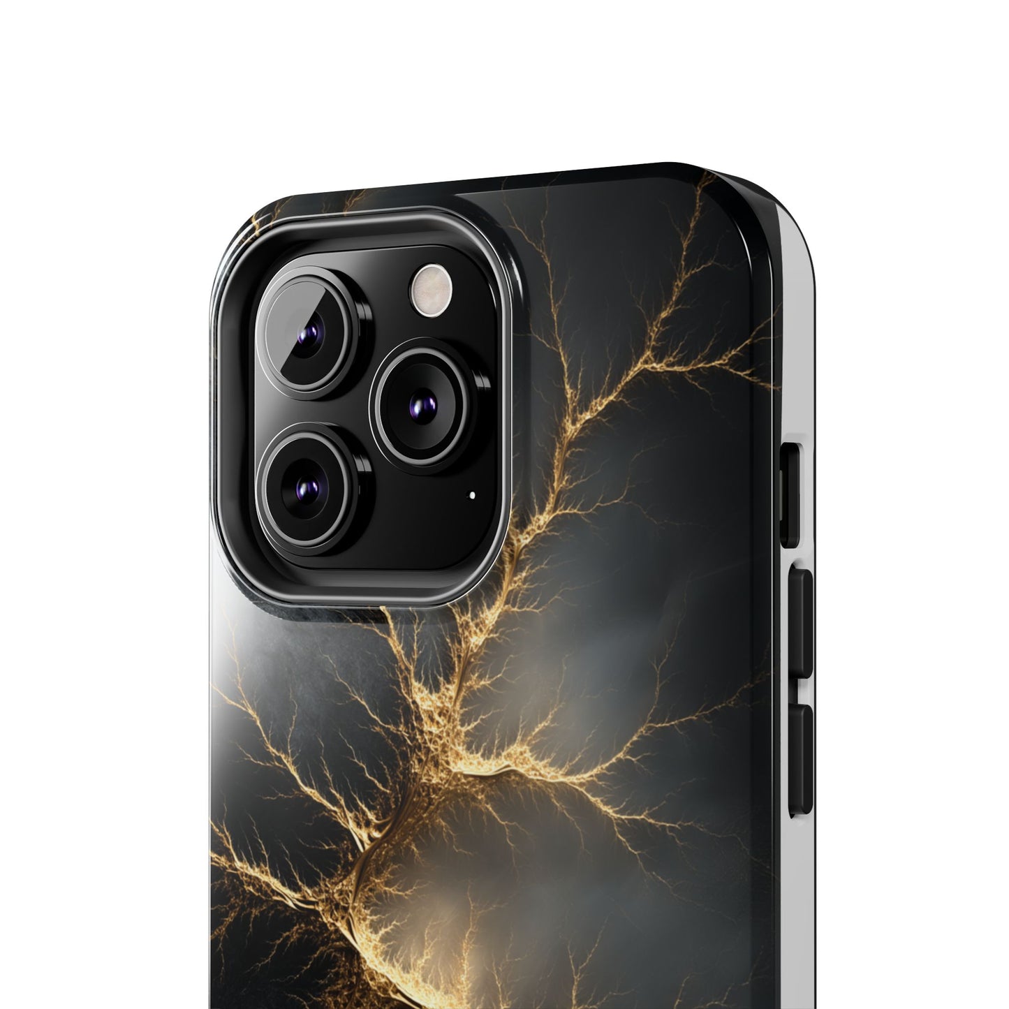 Electric Lightning Tough Phone Case - Durable Protection with Striking Design