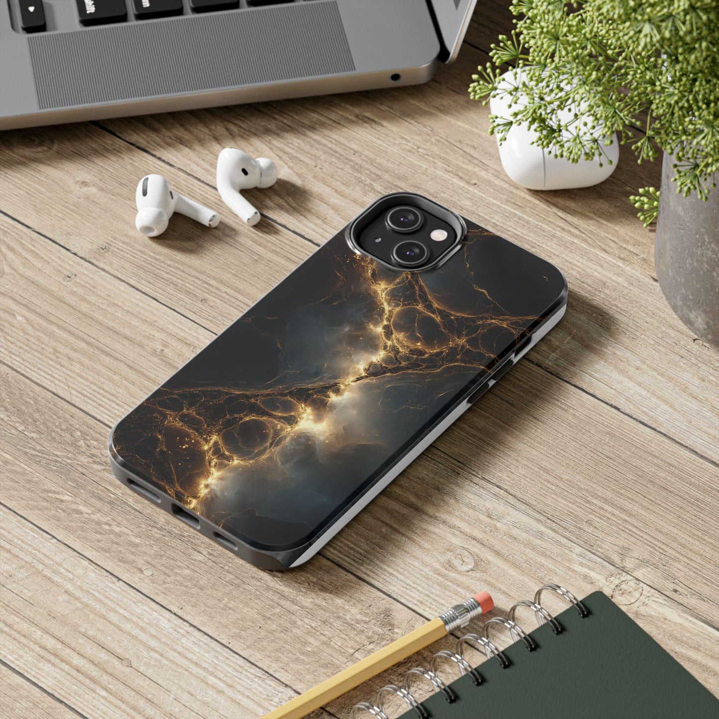 Galaxy Glow Tough Phone Case - Durable Design for Astronomical Vibes