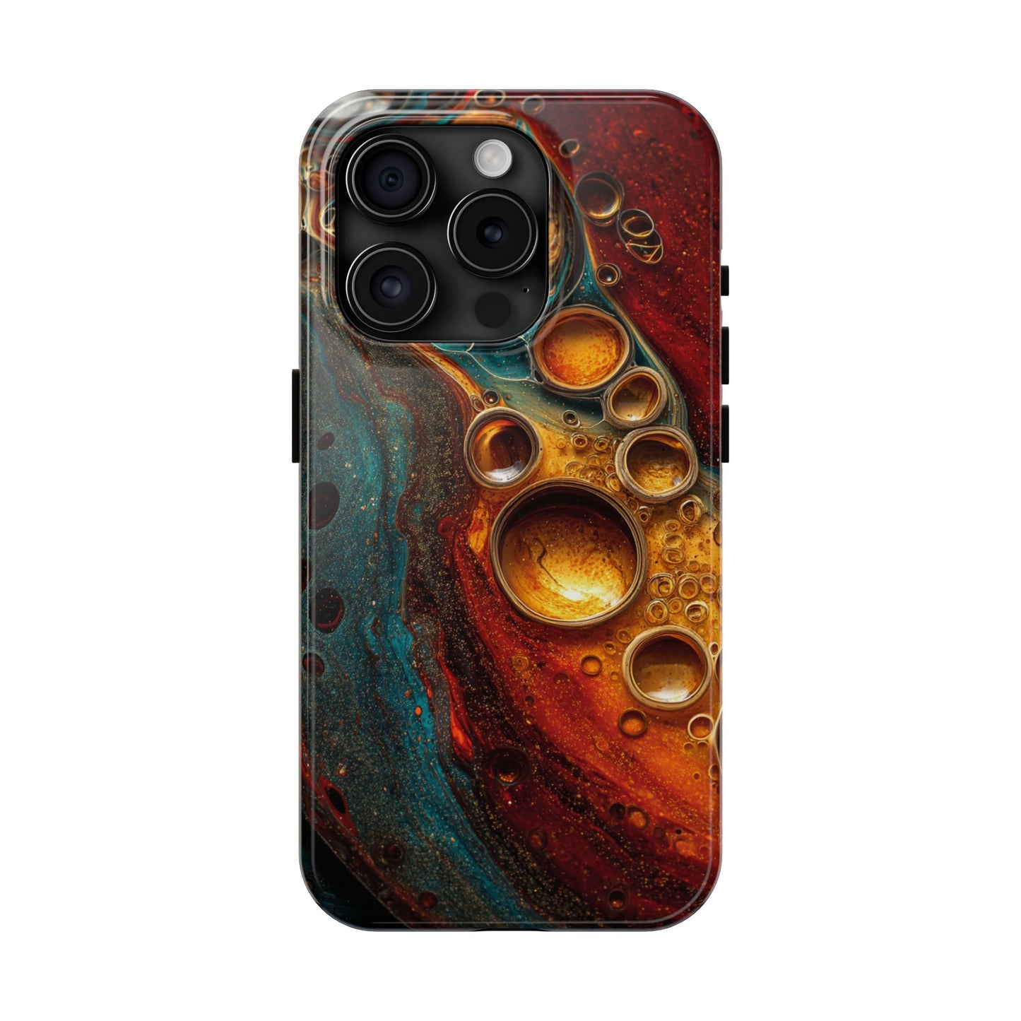 Abstract Art Tough Phone Case - Unique Colorful Design