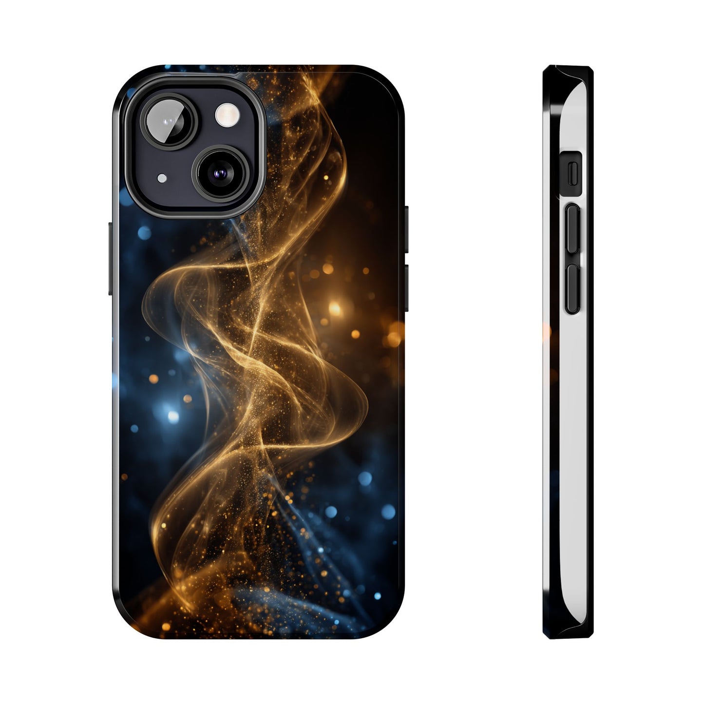 Stylish Tough Phone Cases with Sparkling Swirls Design
