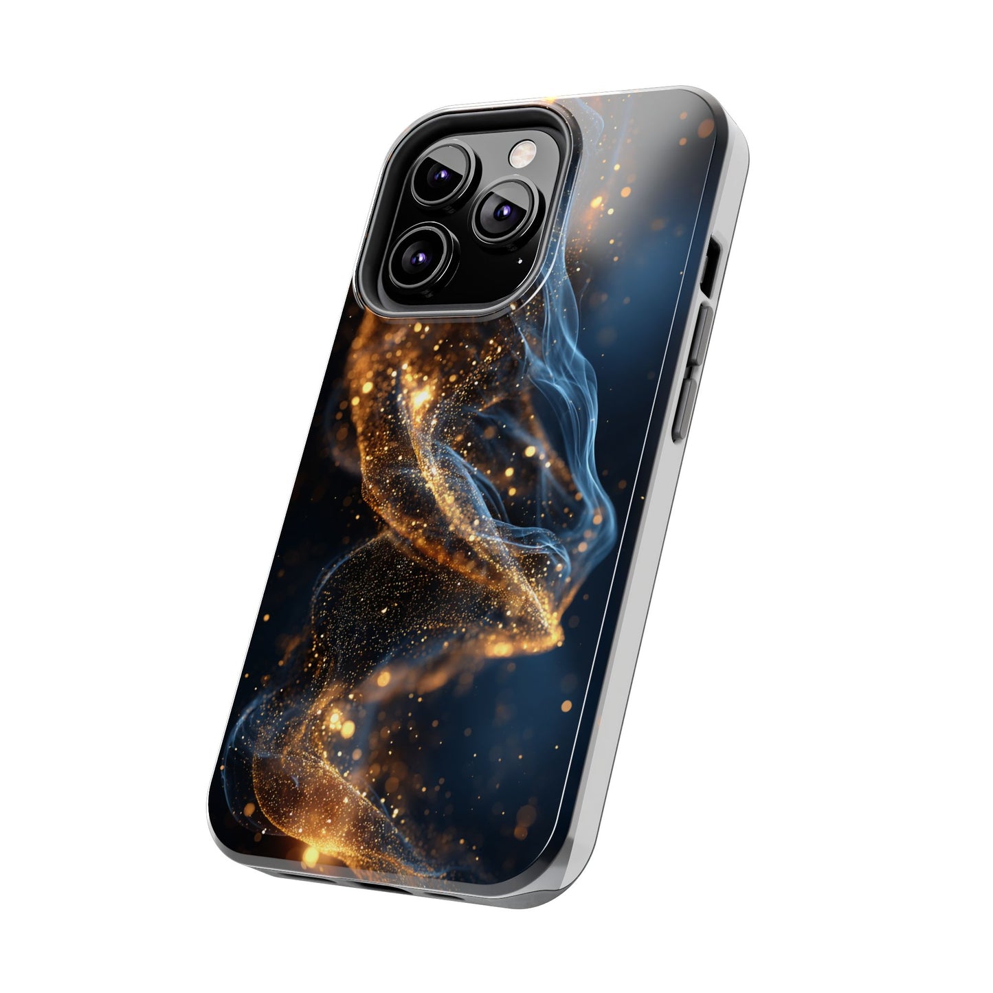 Elegant Gold Swirl Tough Phone Case – Durable & Stylish Protection for Your Device