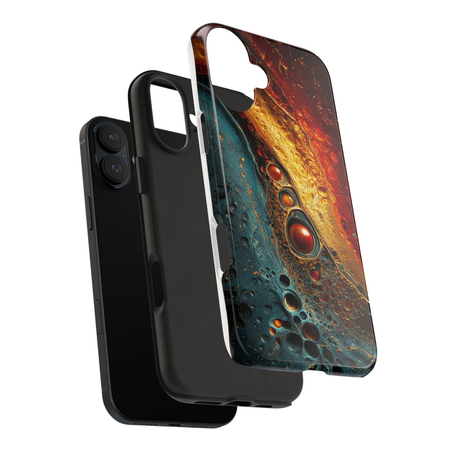 Abstract Colorful Tough Phone Case - Protective Cover with Unique Design