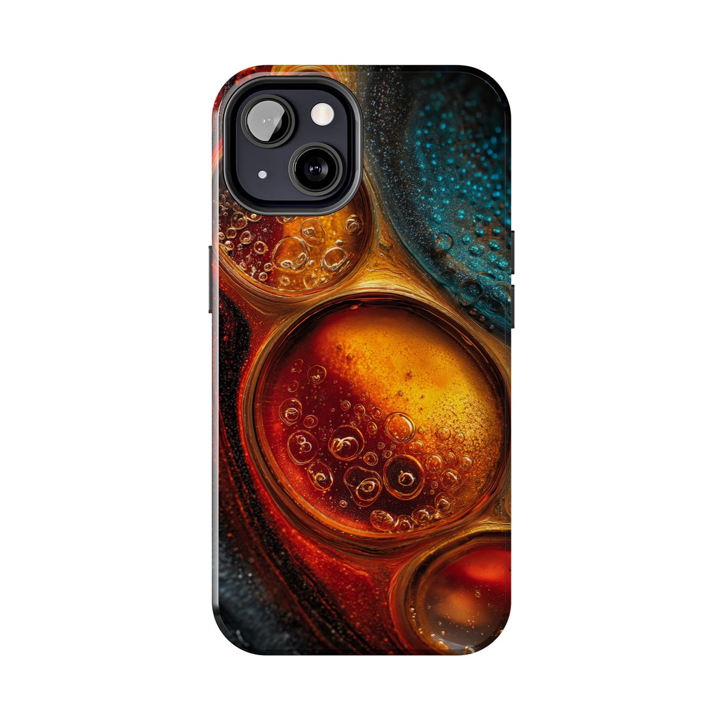 Vibrant Abstract Tough Phone Case – Bubble Design for Ultimate Protection