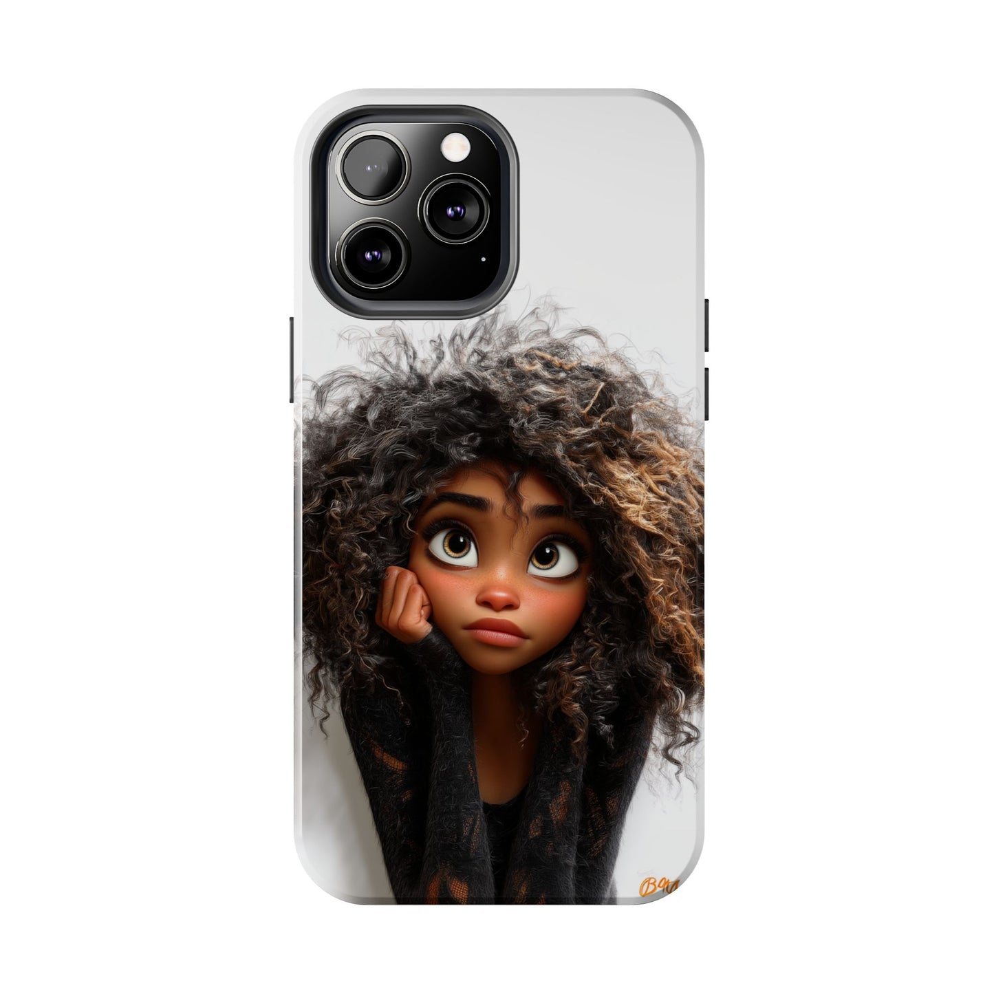 Whimsical Tough Phone Case – Playful Character Design for Teens & Creatives