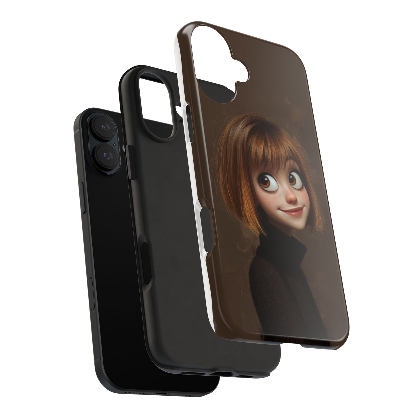 Cute Cartoon Character Tough Phone Case - Durable & Stylish Protection
