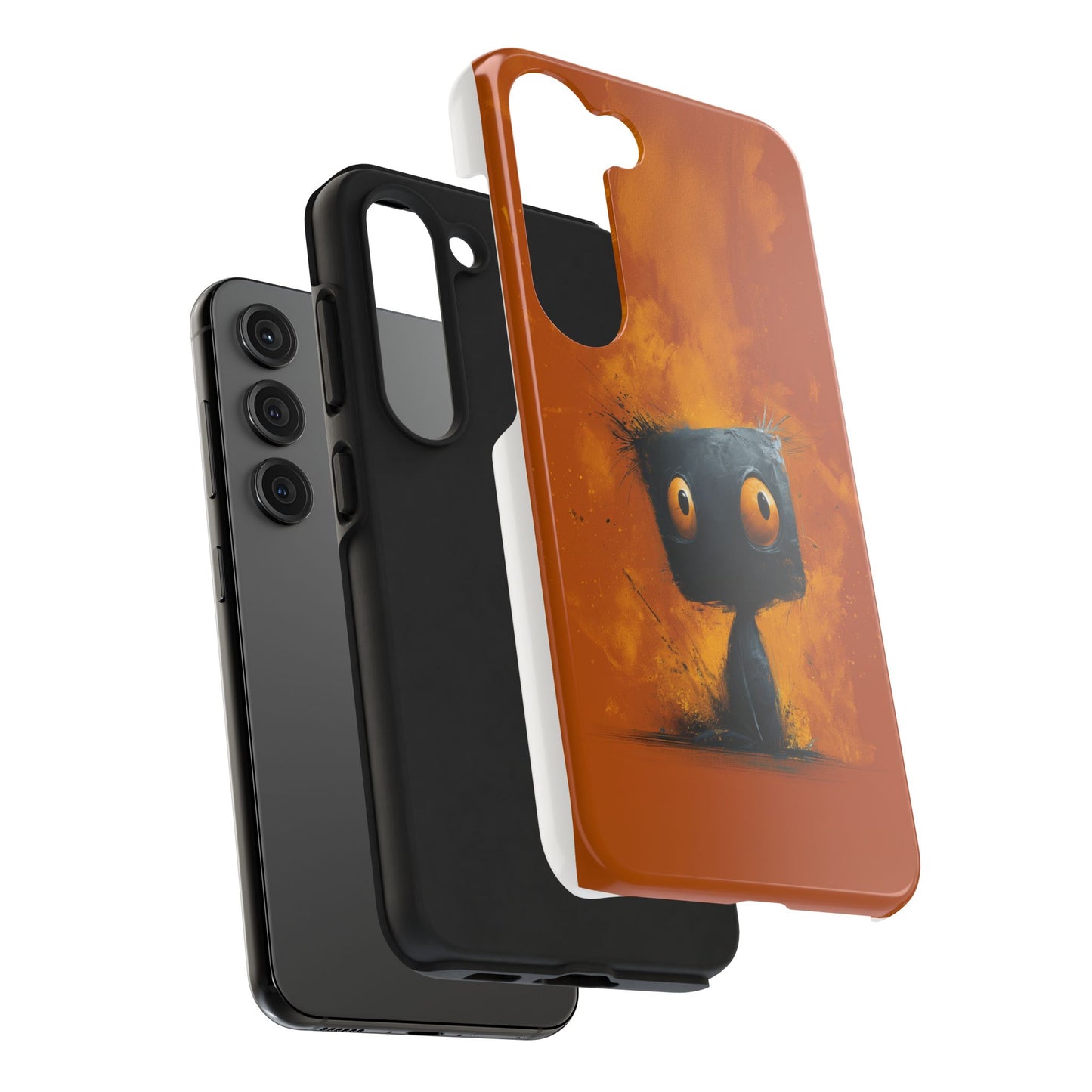 Cute Monster Tough Phone Case - Durable Protector for Kids & Adults