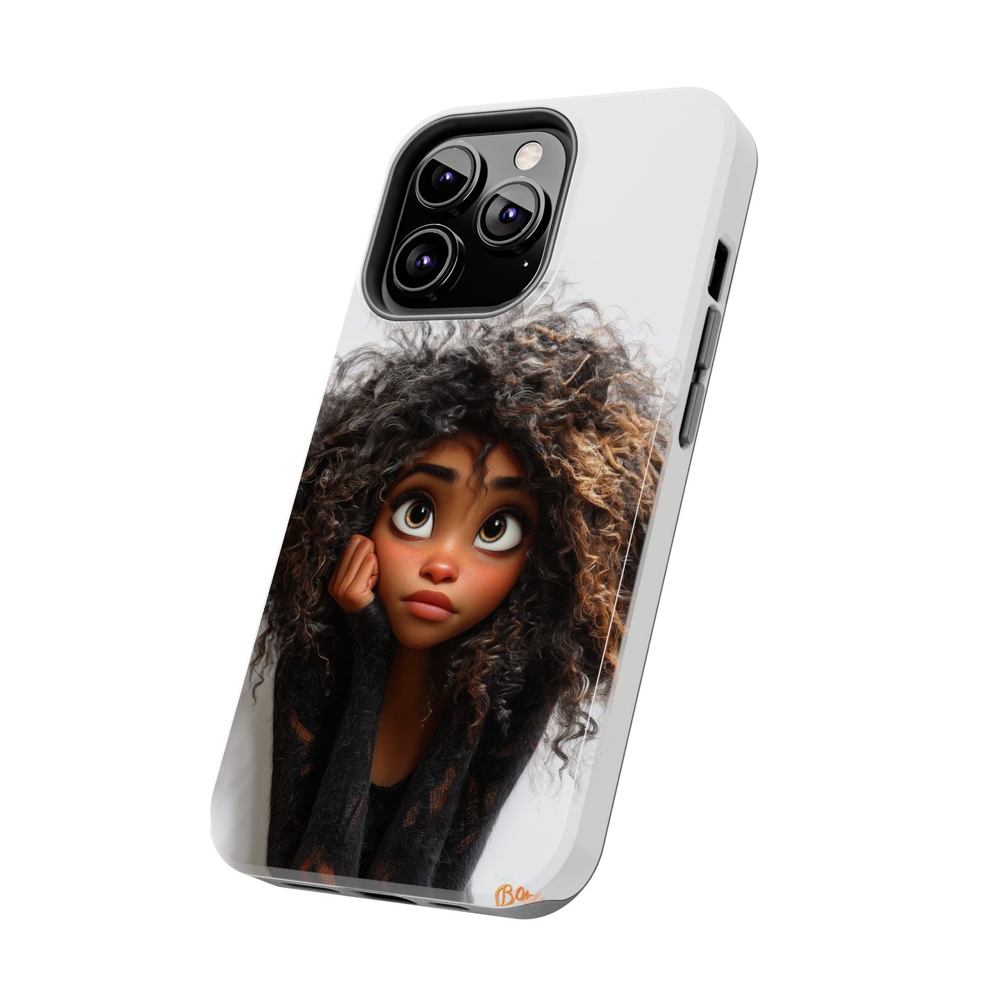 Whimsical Tough Phone Case – Playful Character Design for Teens & Creatives